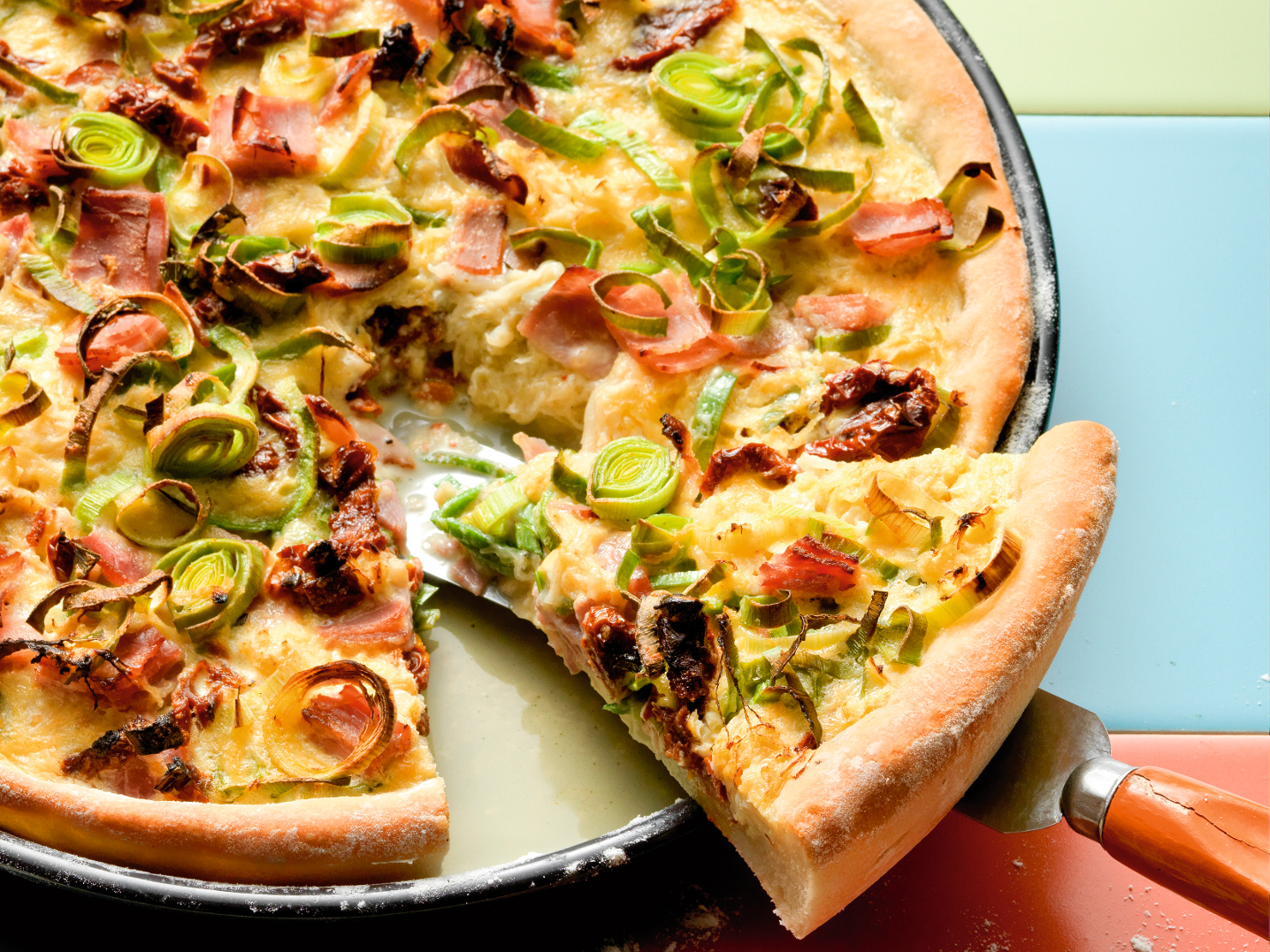 Tarte à la choucroute et au jambon