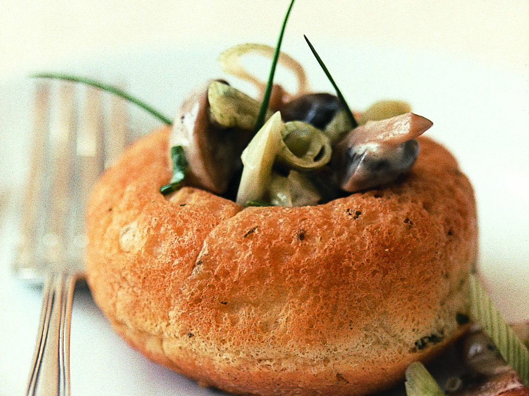 Savarins aux champignons