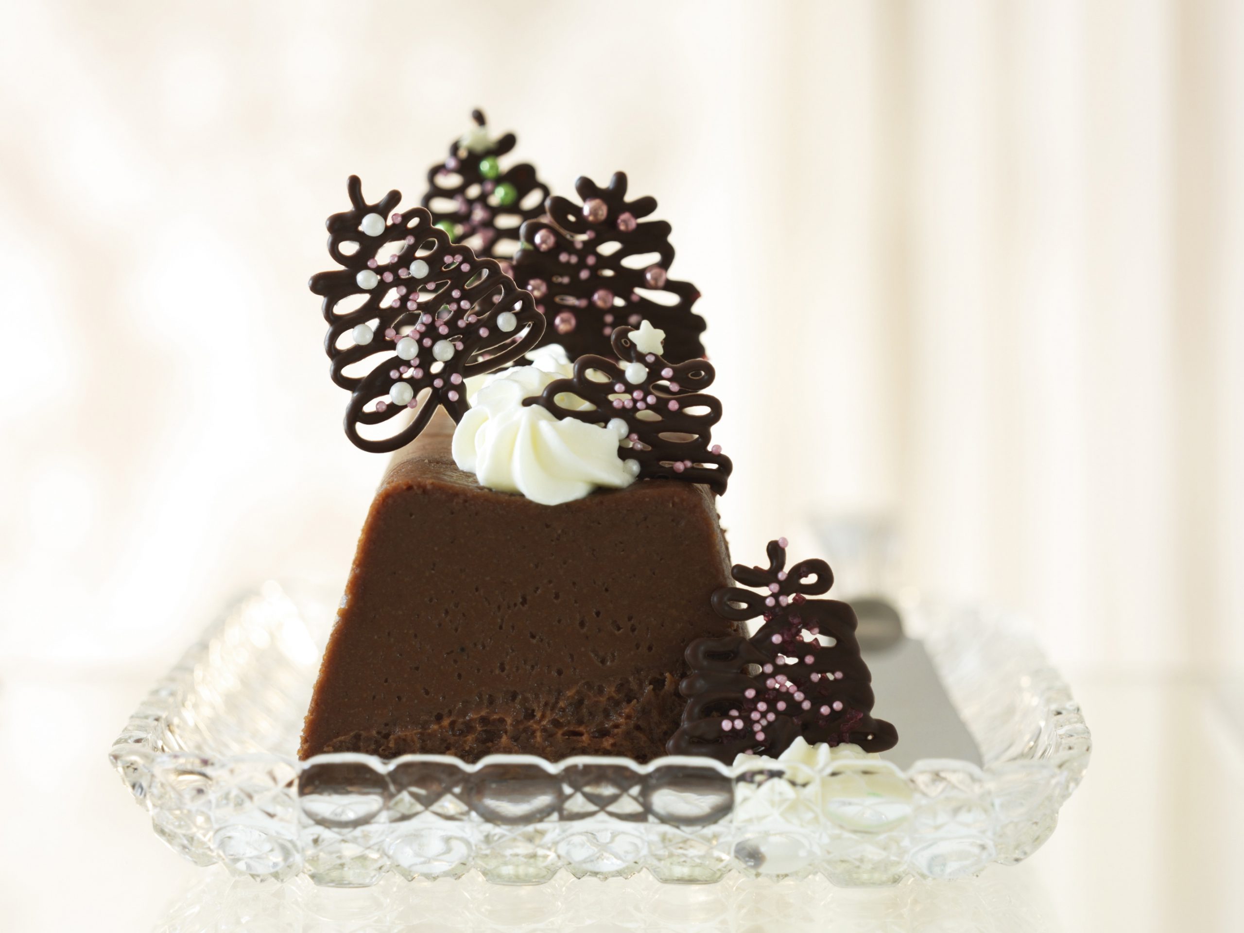 Cake fondant chocolat-marron