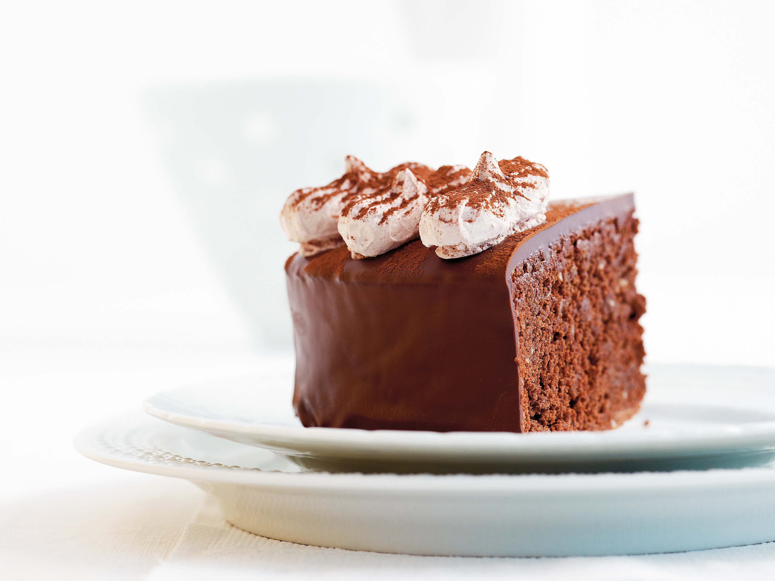 Gâteau au chocolat meringué