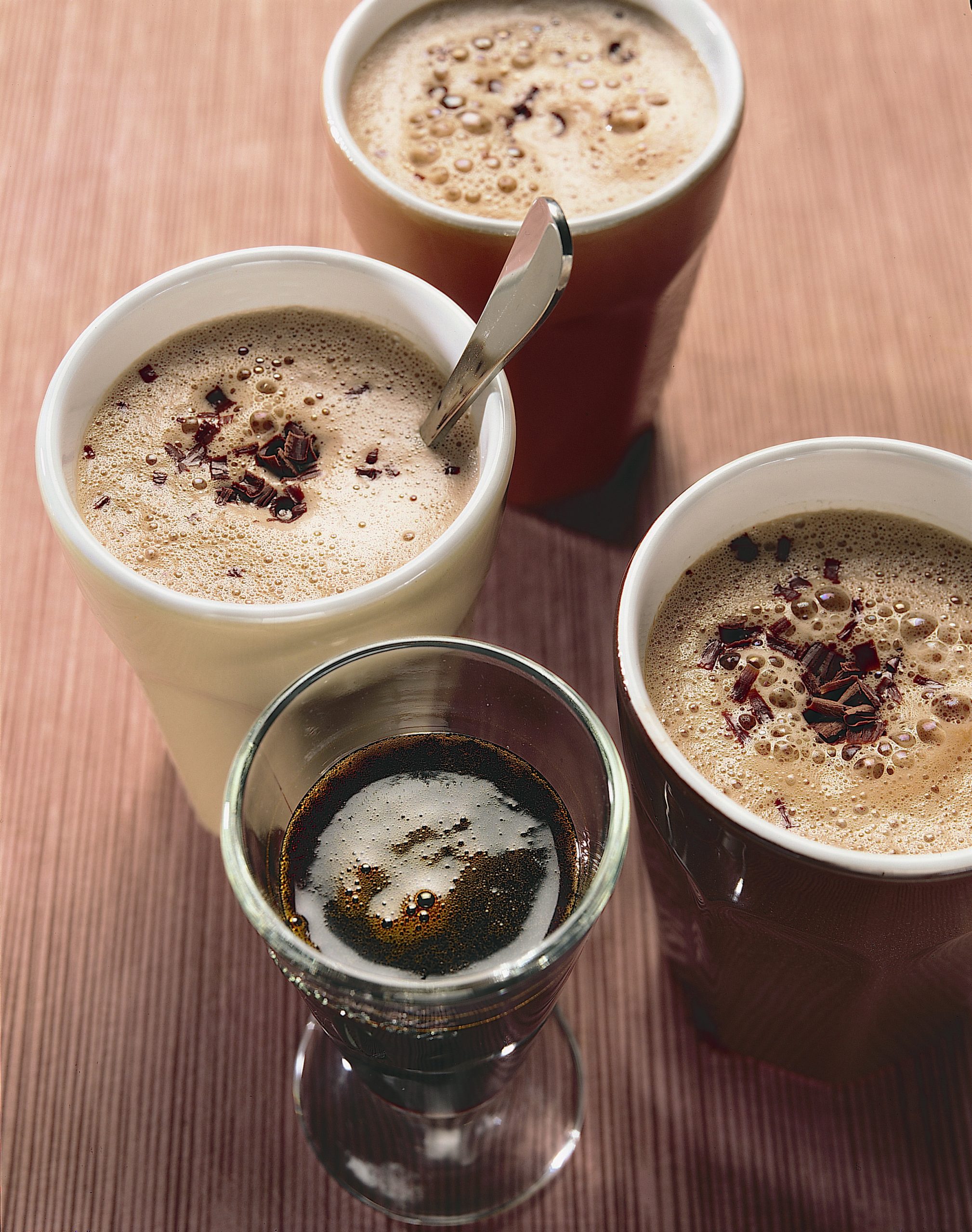 Schokomilch mit Kaffee-Vanille-Sirup