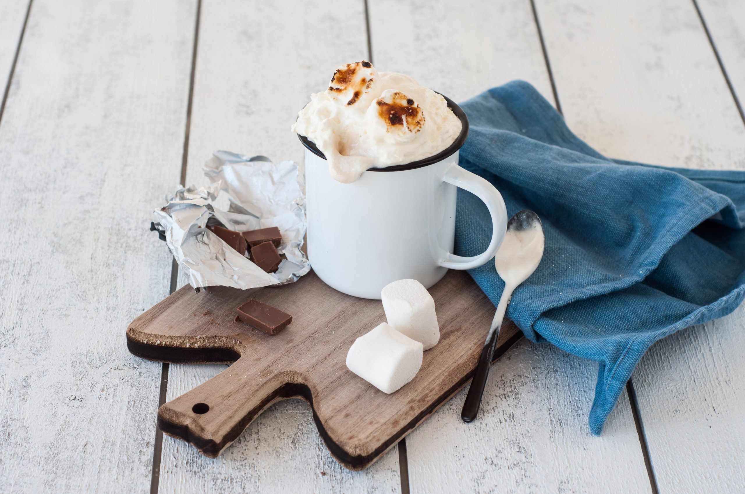 Chocolat chaud aux marshmallows - Recette