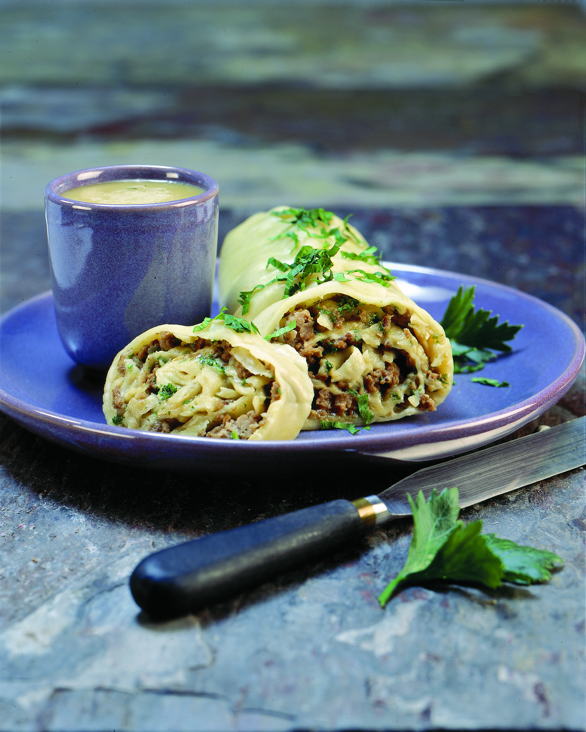 Sellerie-Hackfleisch-Roulade