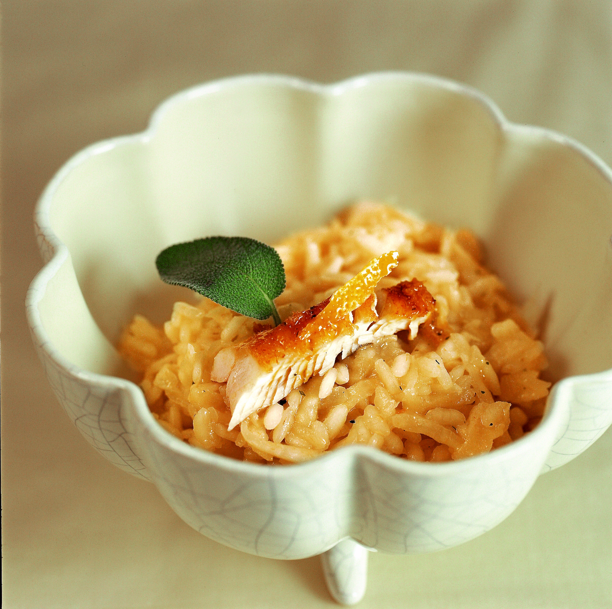 Sellerie-Risotto mit Felchen