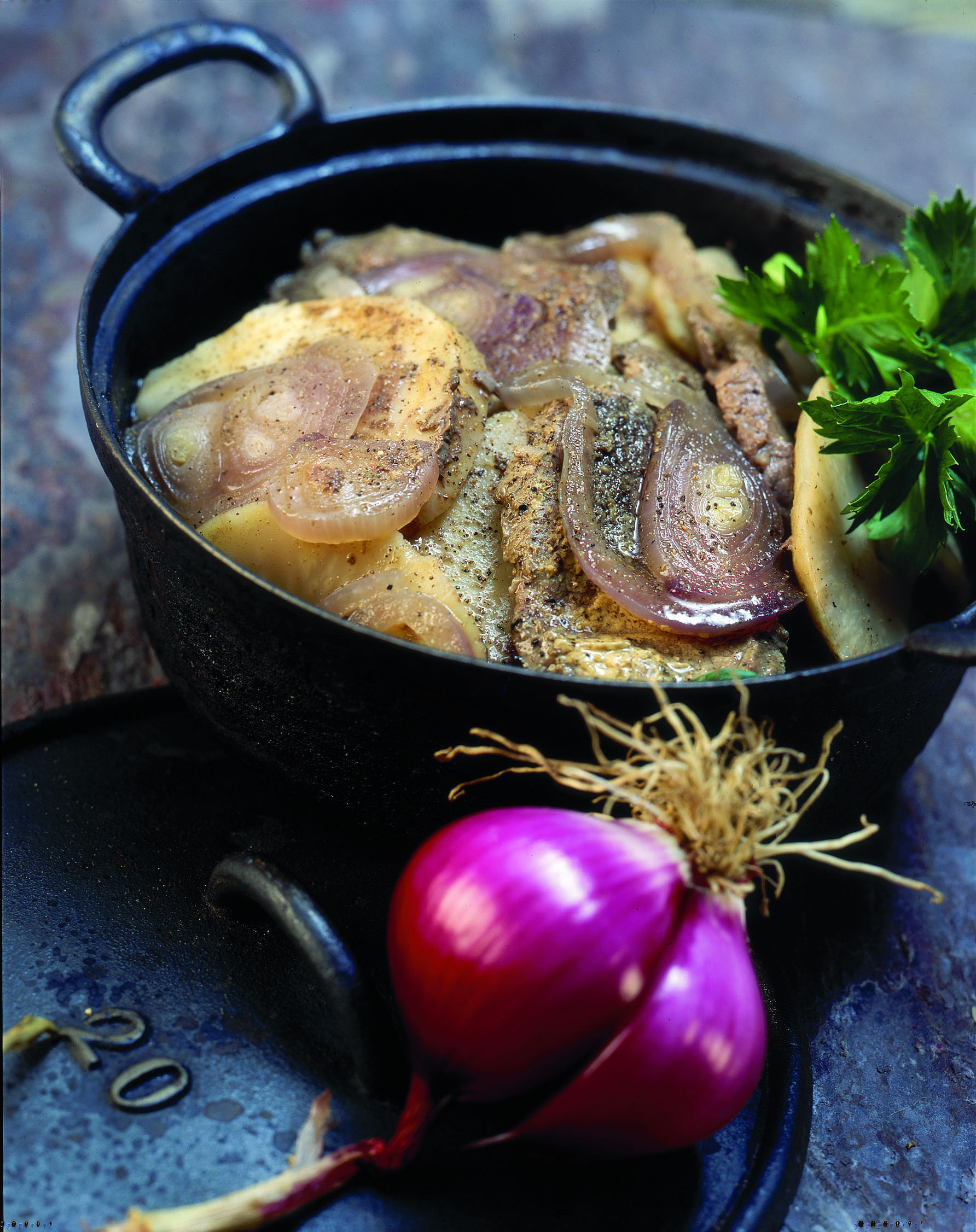 Escalopes de boeuf au céleri
