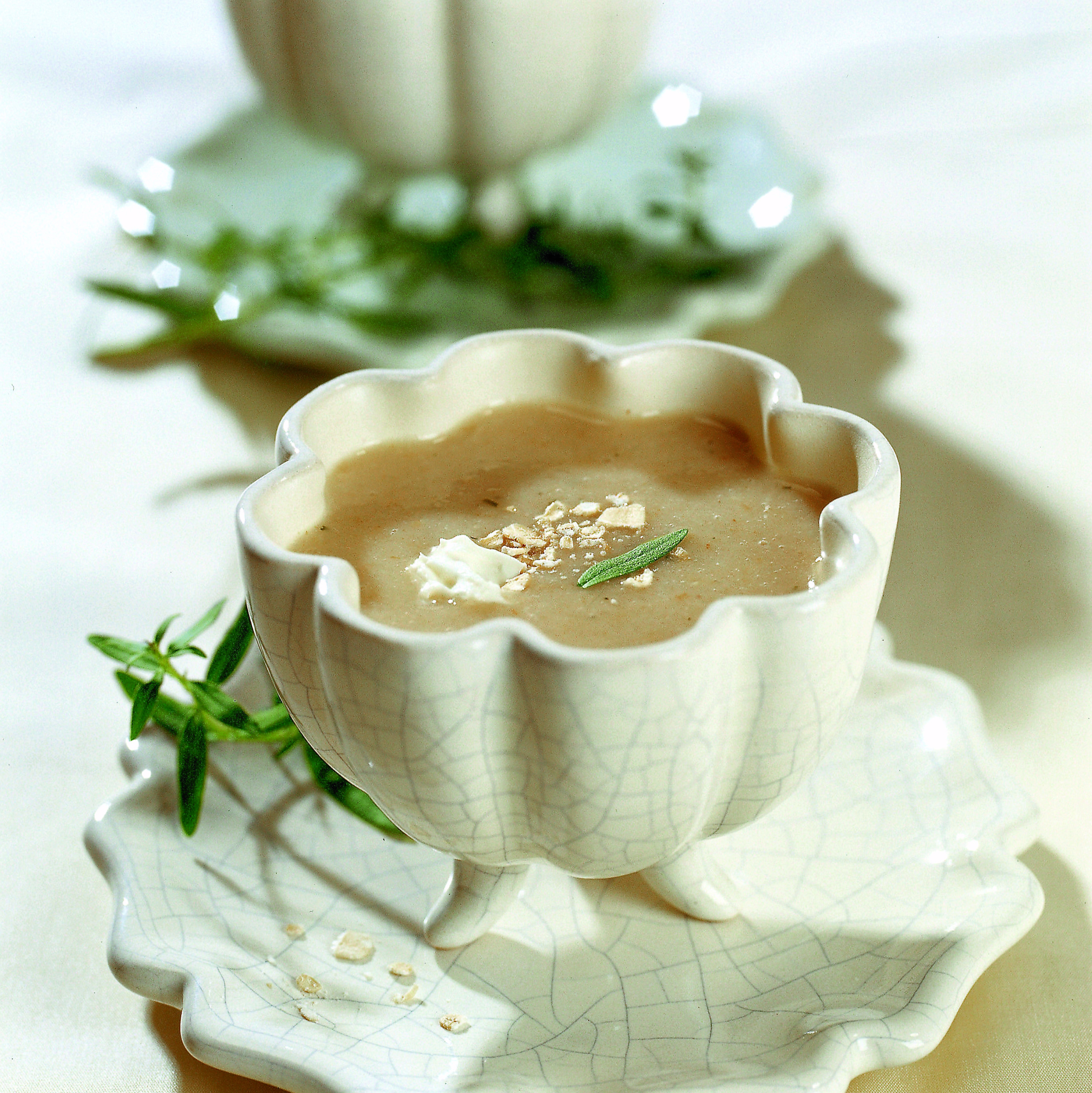 Soupe aux flocons d'avoine facile et rapide : Recette de Soupe aux