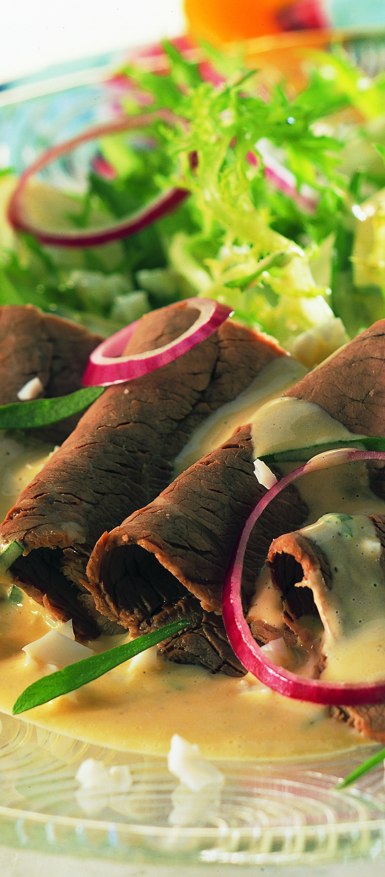 Siedfleisch-Salat an Estragonsauce