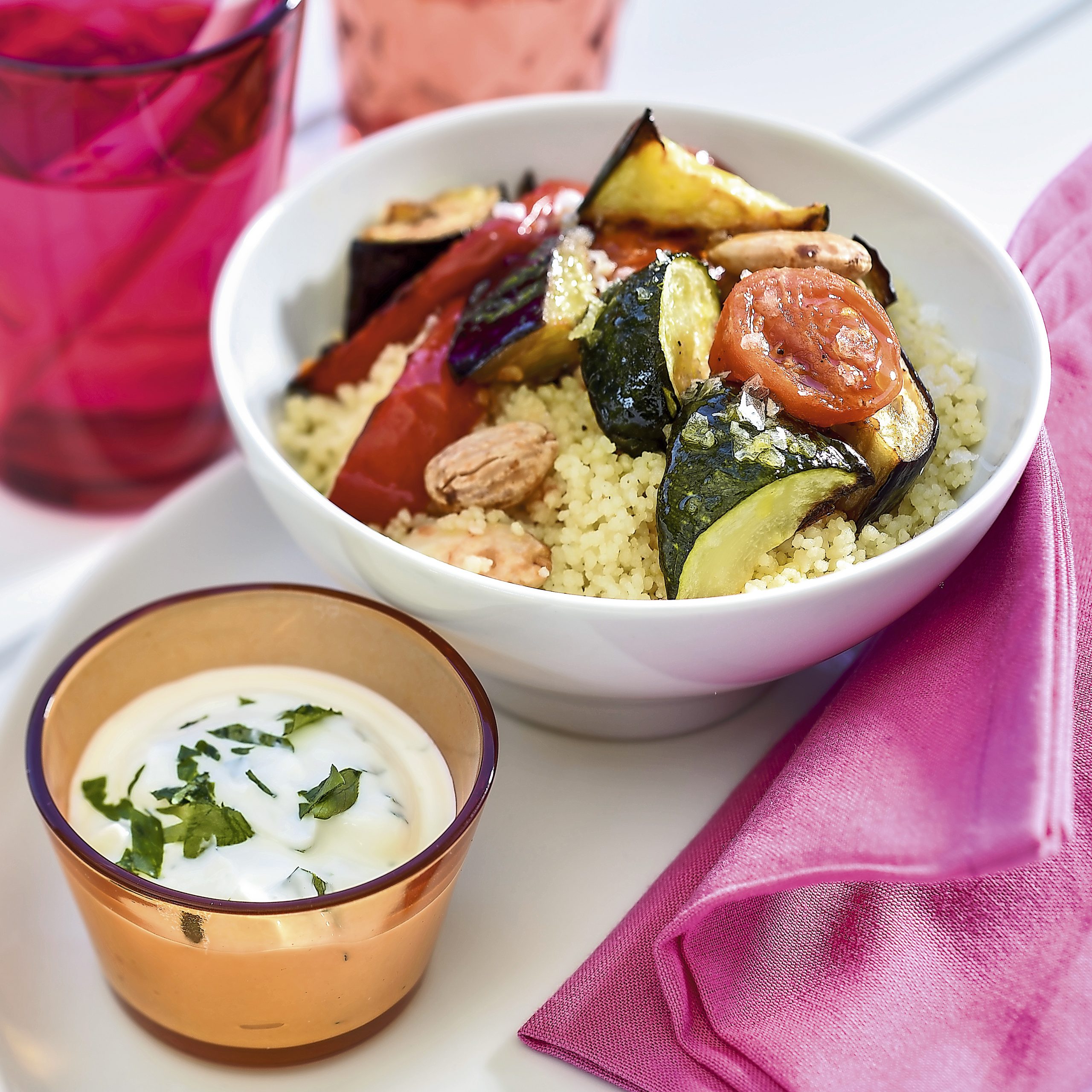 Couscous aux légumes estivaux