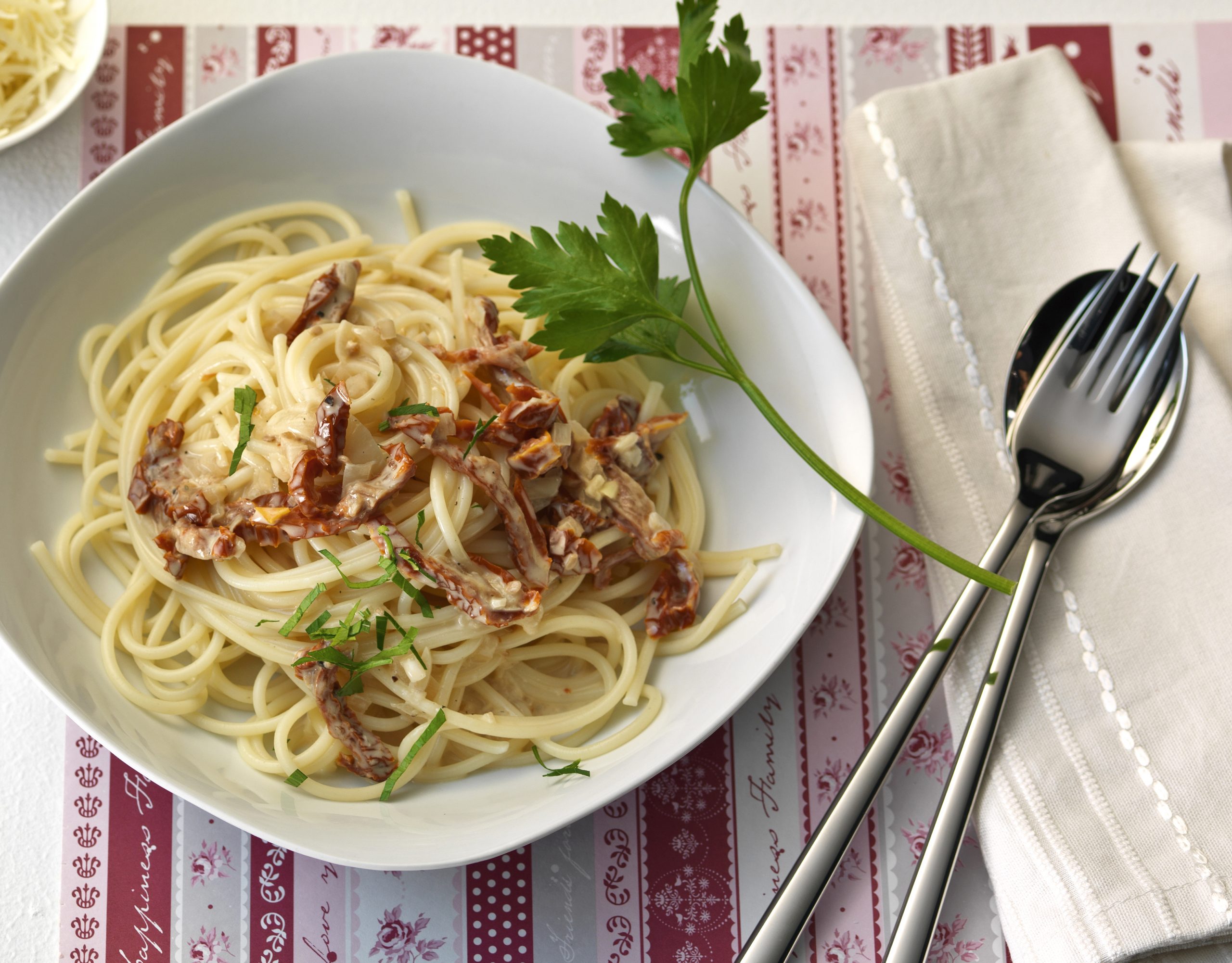 Spaghetti sauce aux tomates séchées
