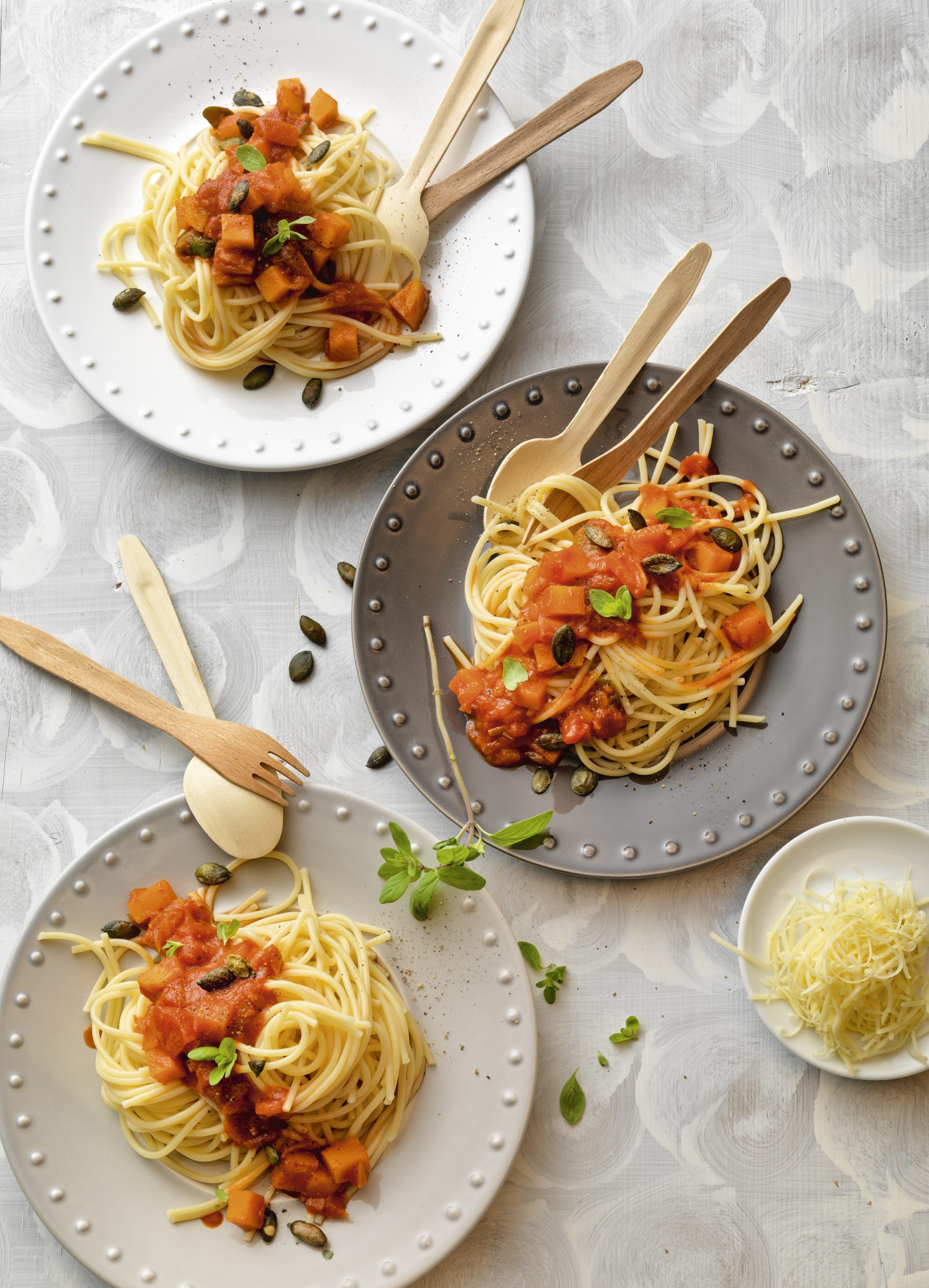 Spaghetti sauce tomate-courge