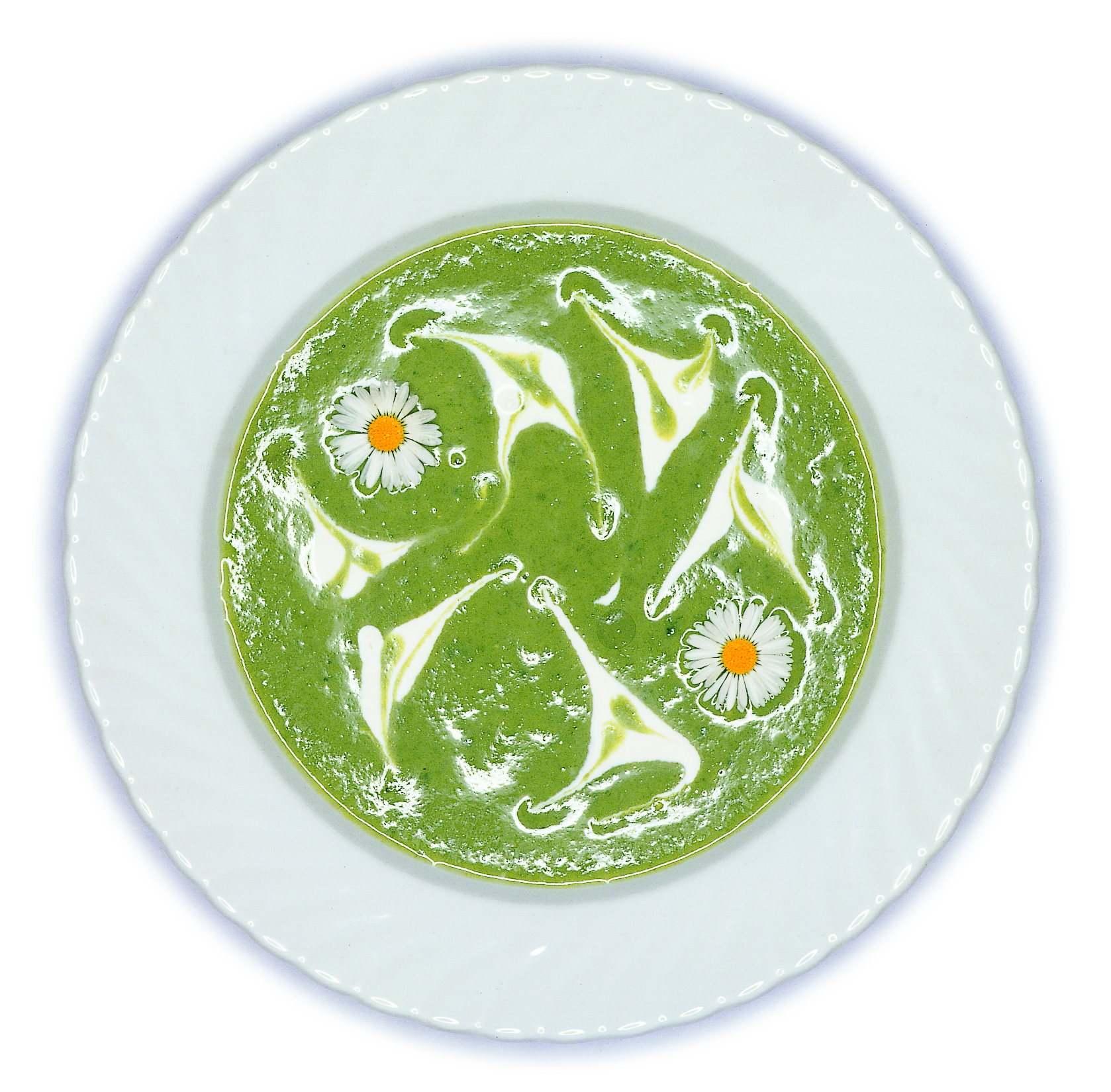 Spinat-Buttermilch-Suppe