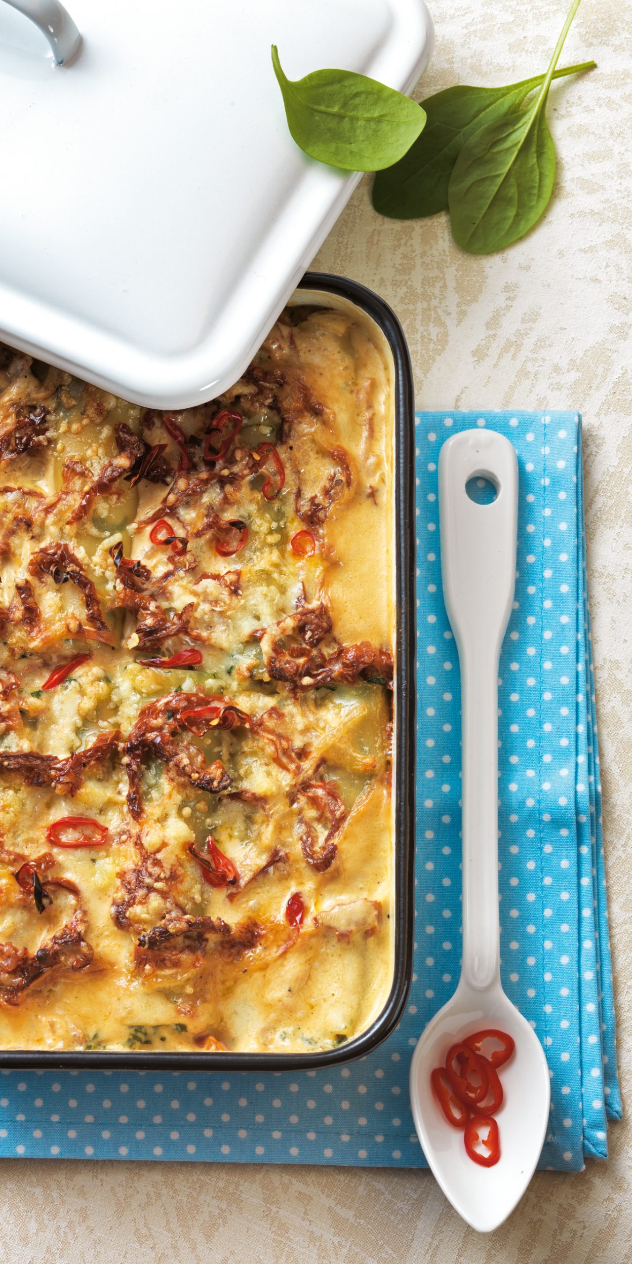 Spinat-Chili-Cannelloni