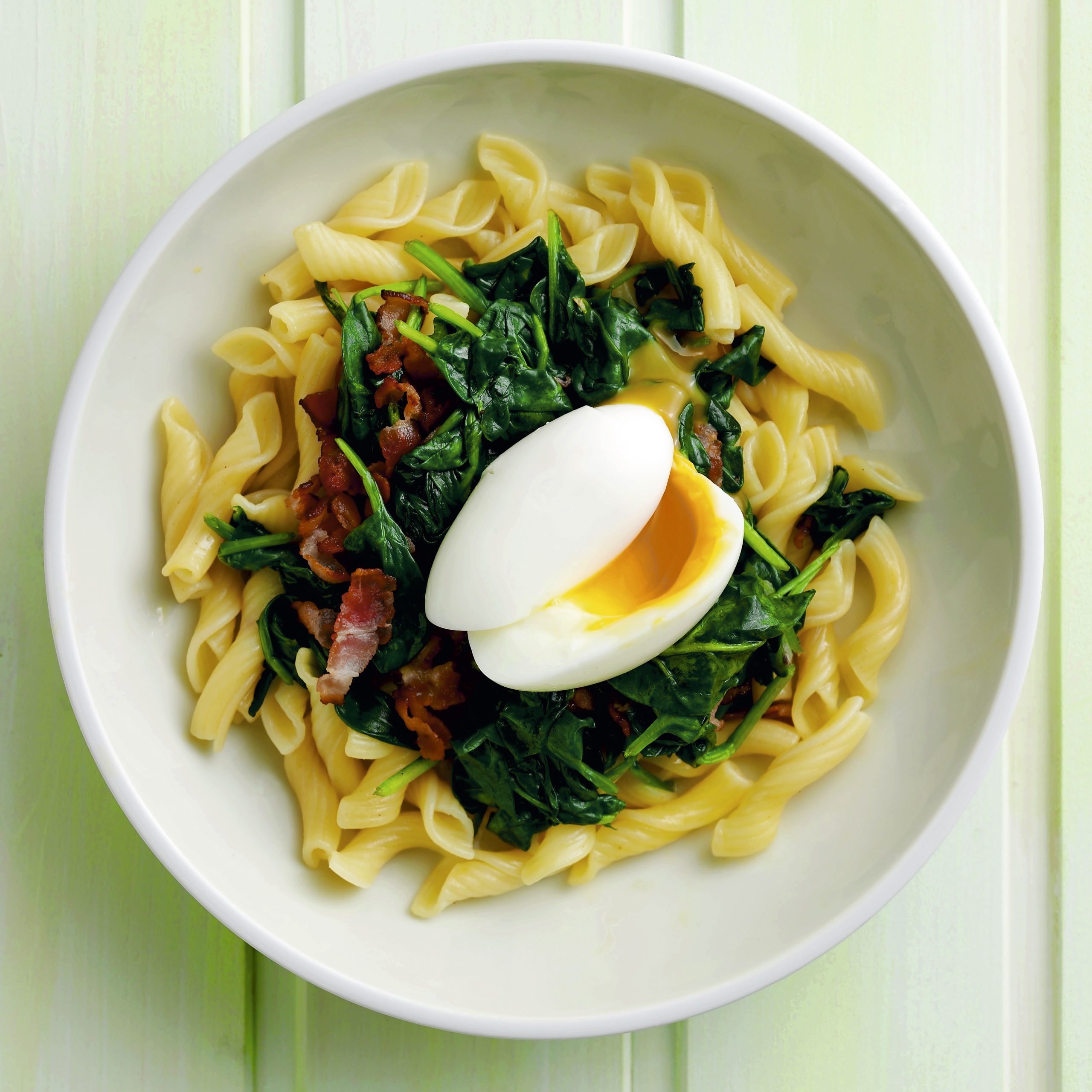 Penne aux épinards