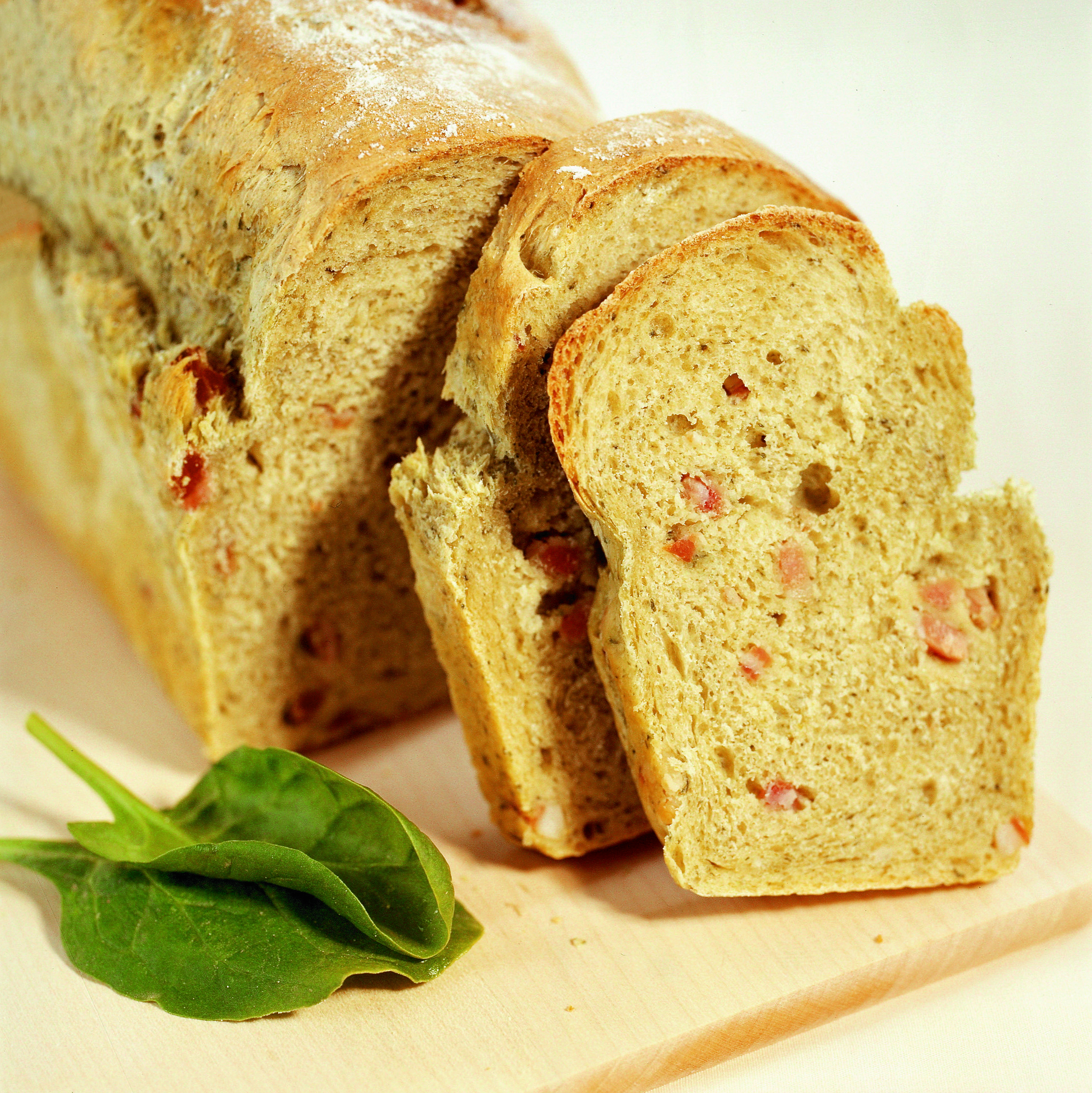 Spinat-Speck-Brot