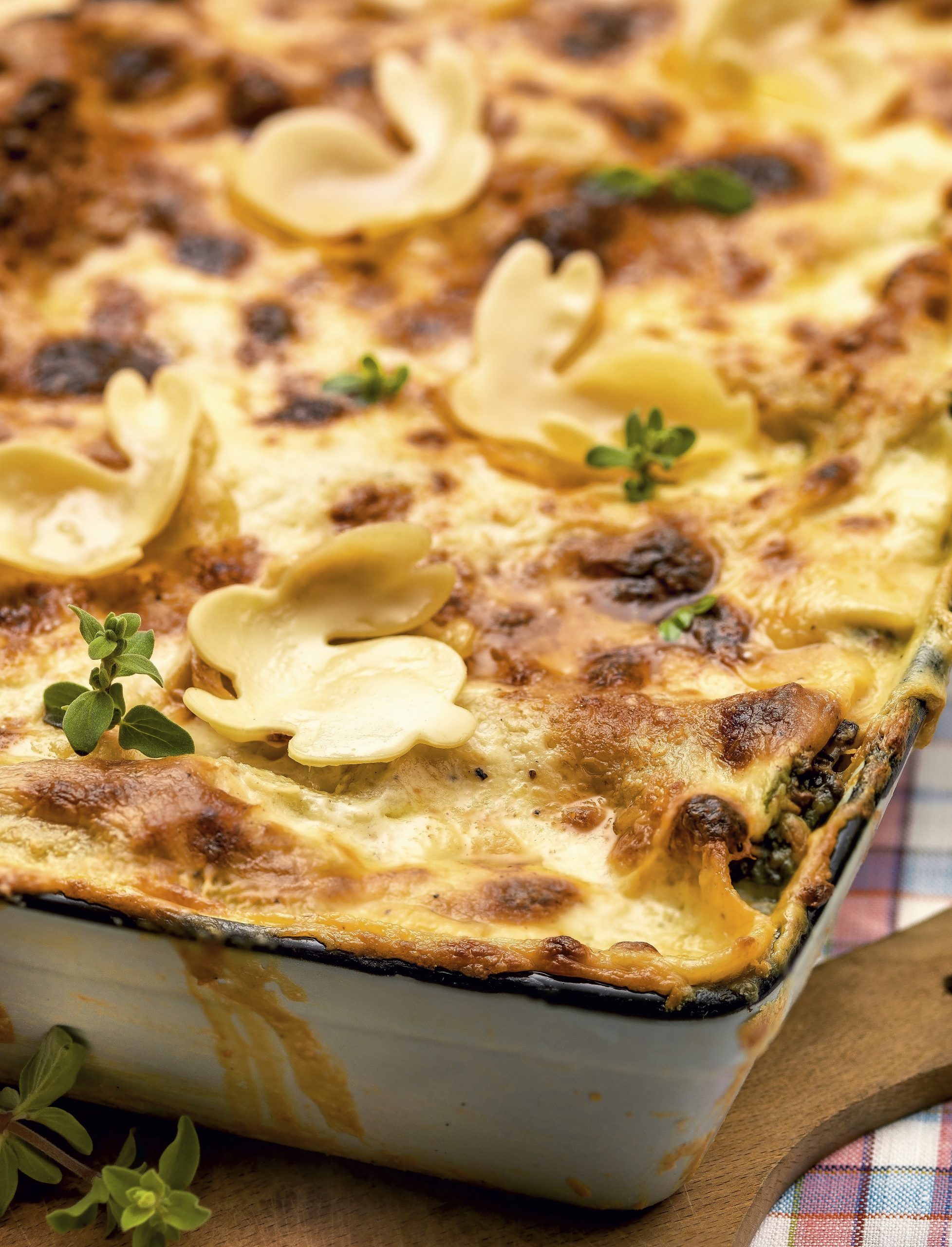 Lasagnes aux épinards
