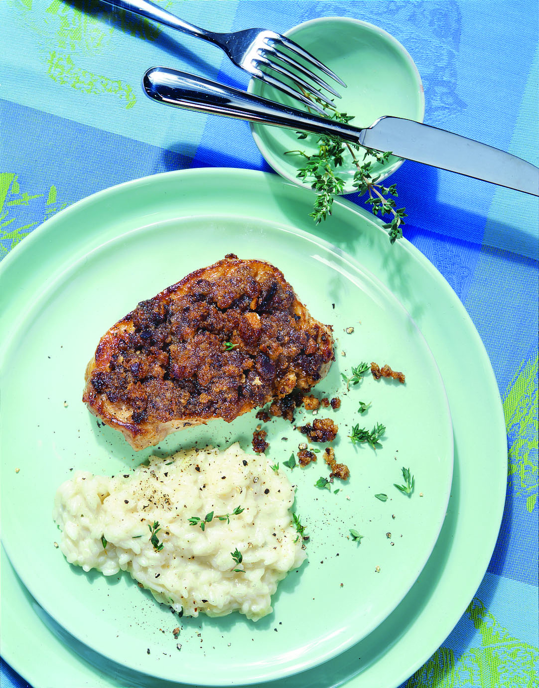 Steak mit Lebkuchenbrösel