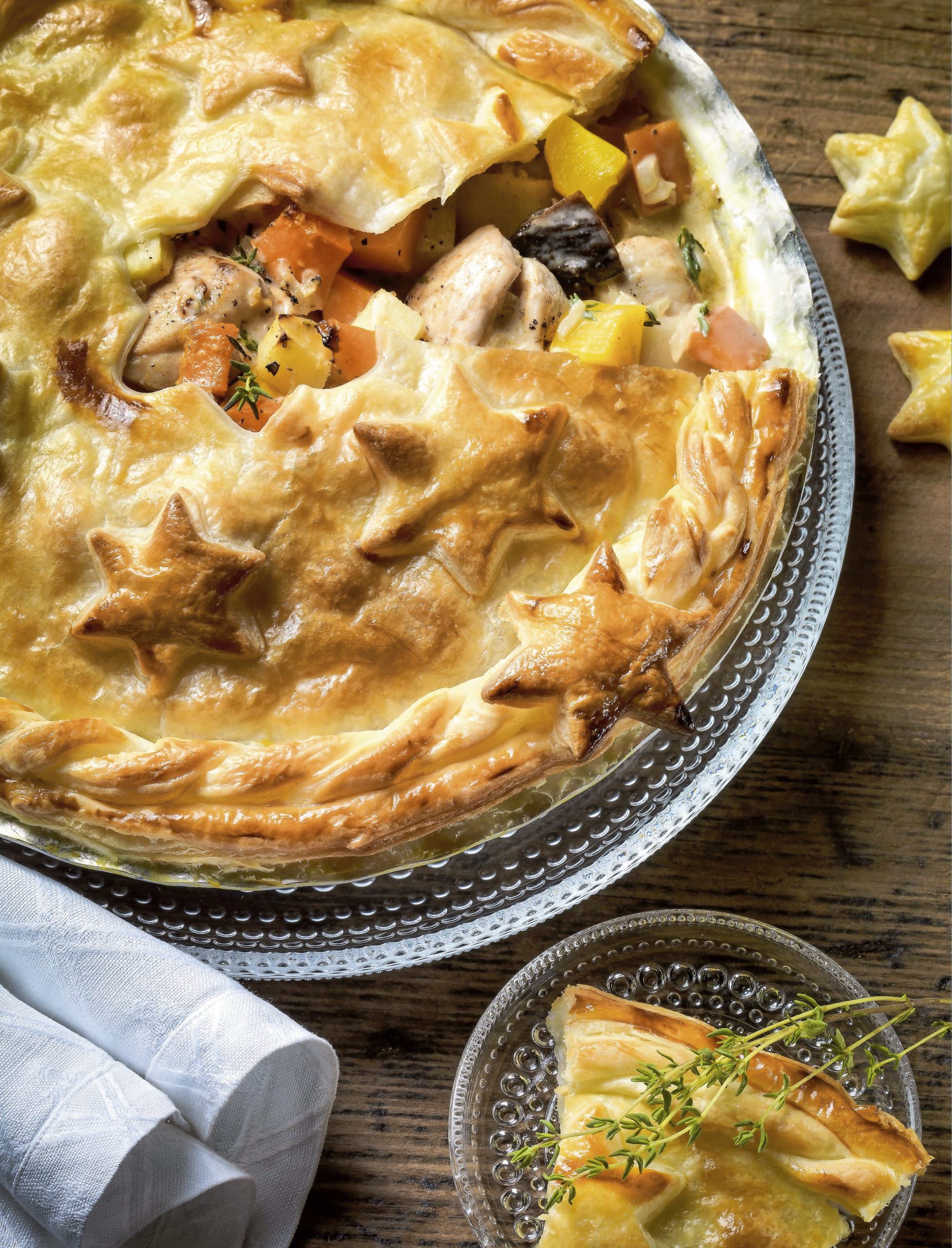 Tourte étoilée