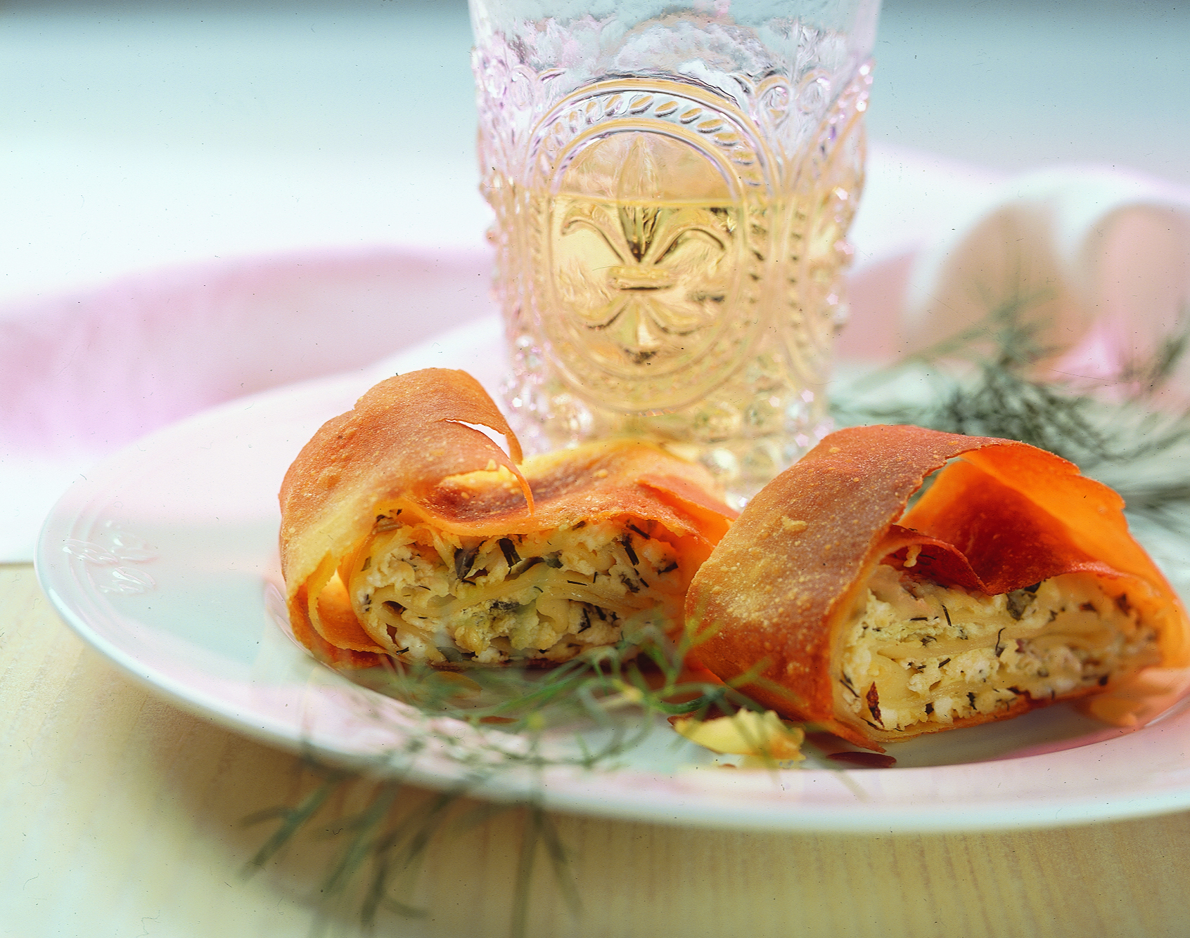 Strudel au fromage frais