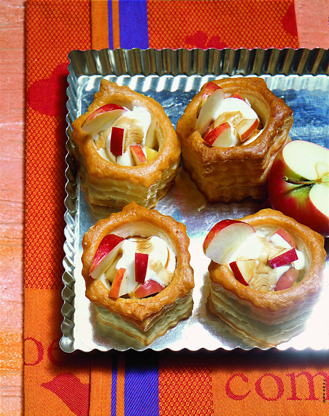 Vol-au-vent sucré à la pomme et au séré