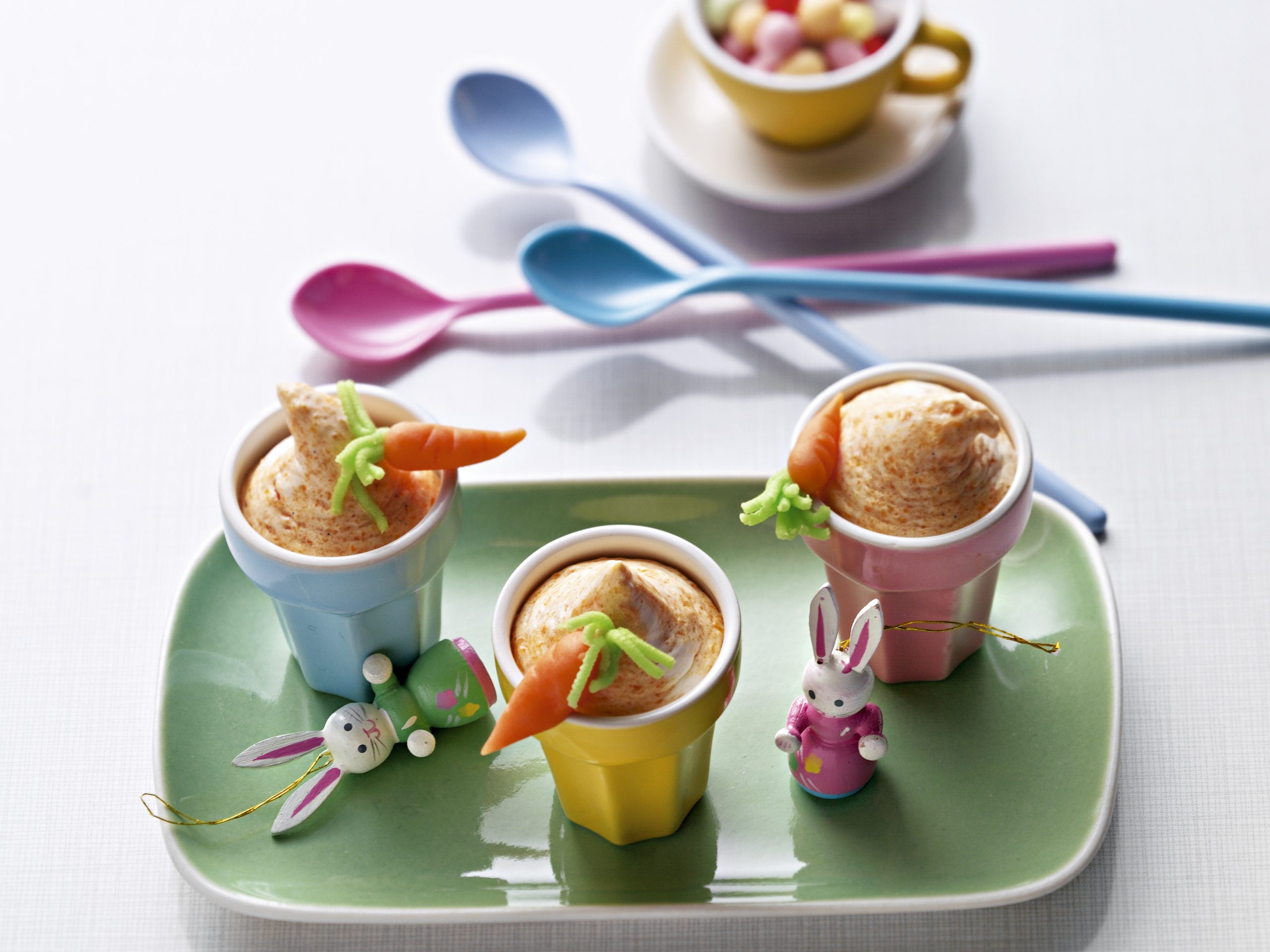Mousse sucrée aux carottes