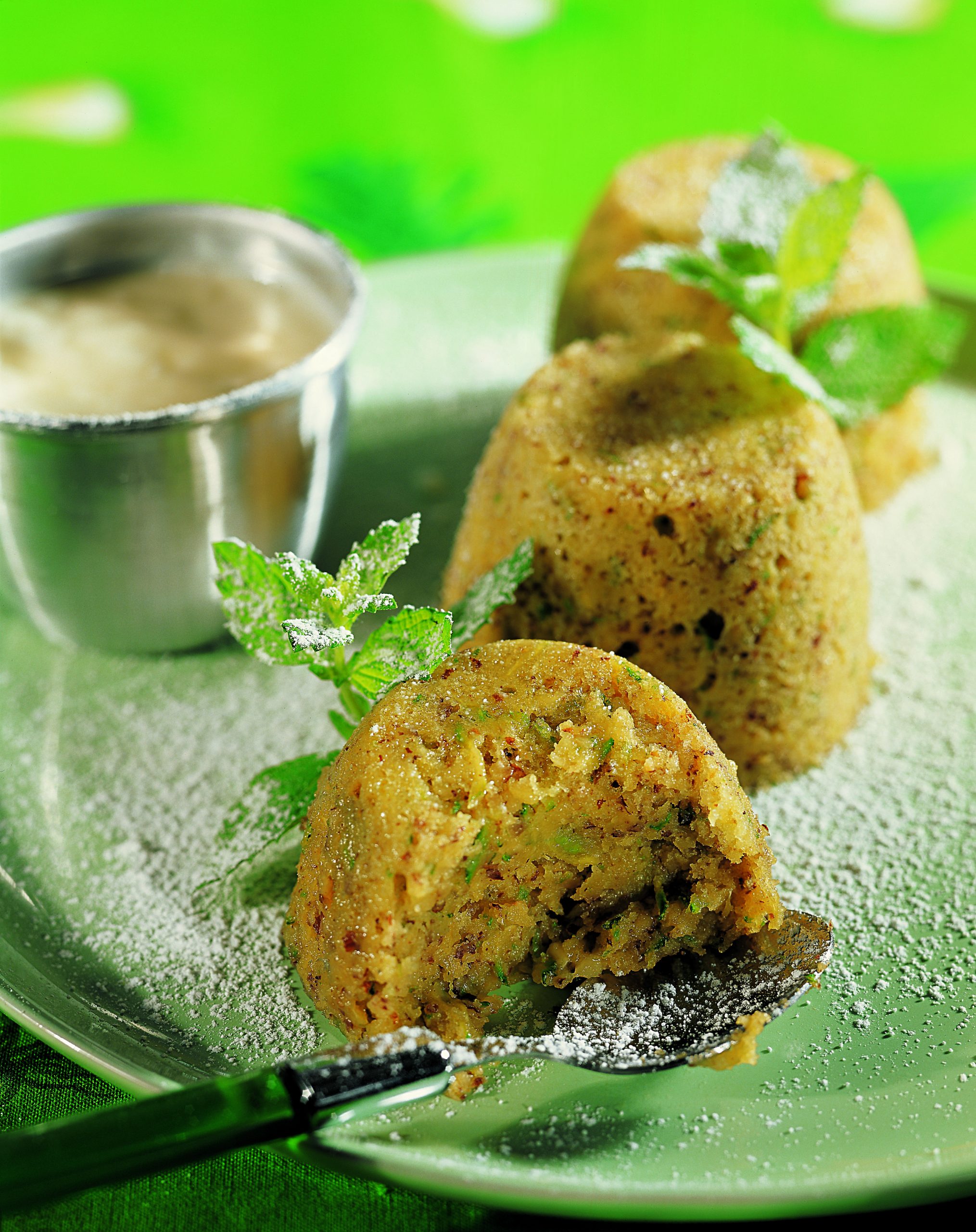 Timbales sucrées aux courgettes