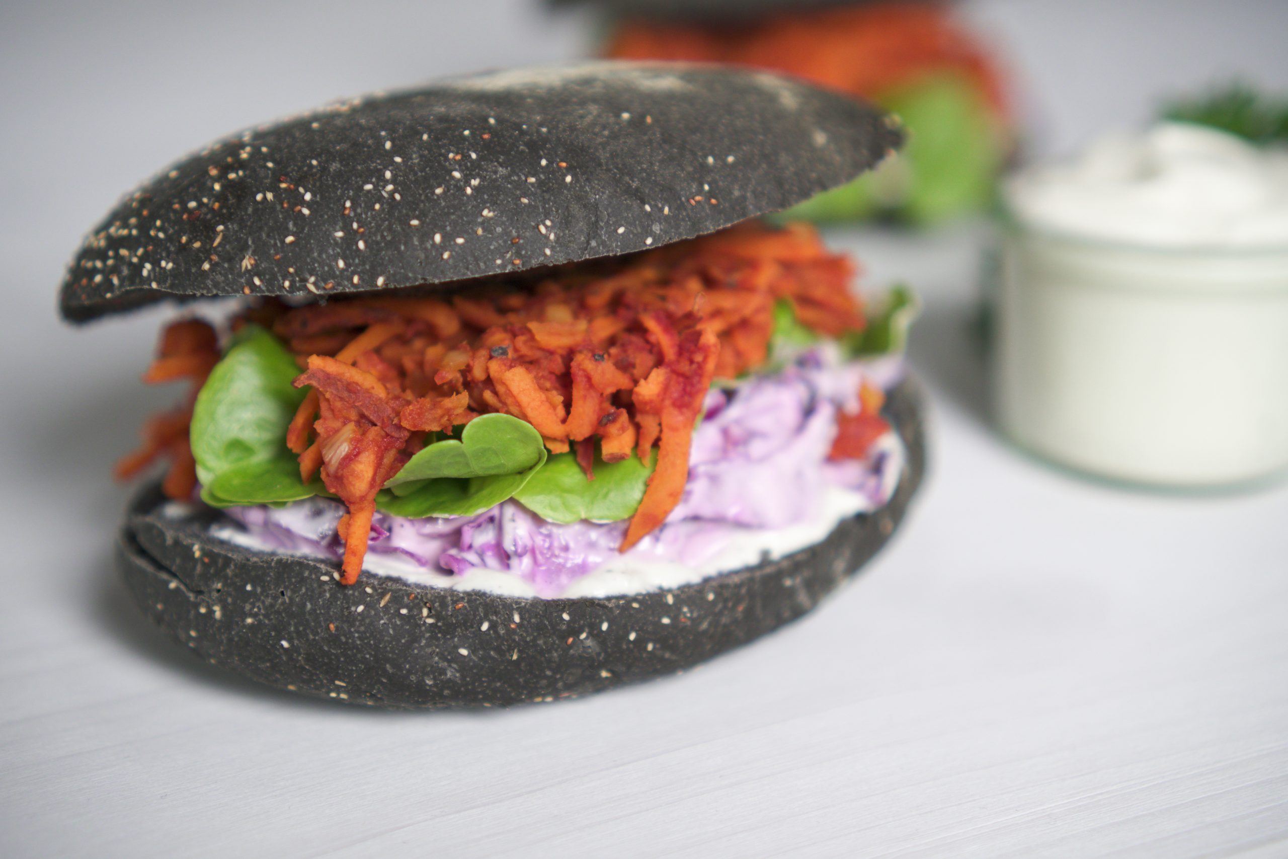 Süsskartoffel-BBQ-Burger