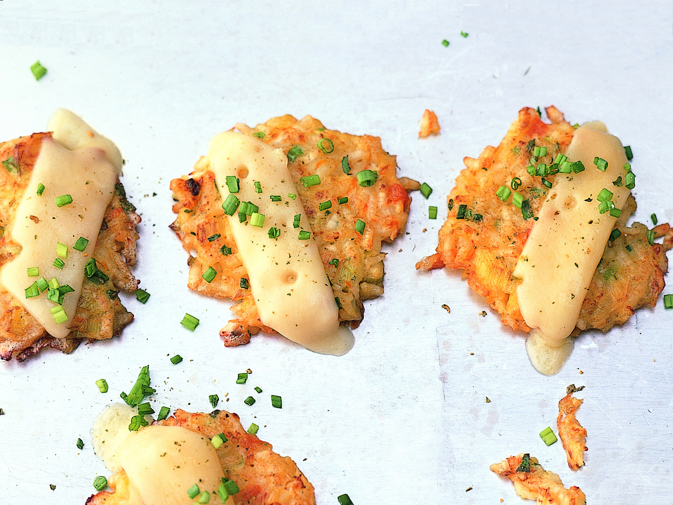 Petites galettes de riz aux légumes