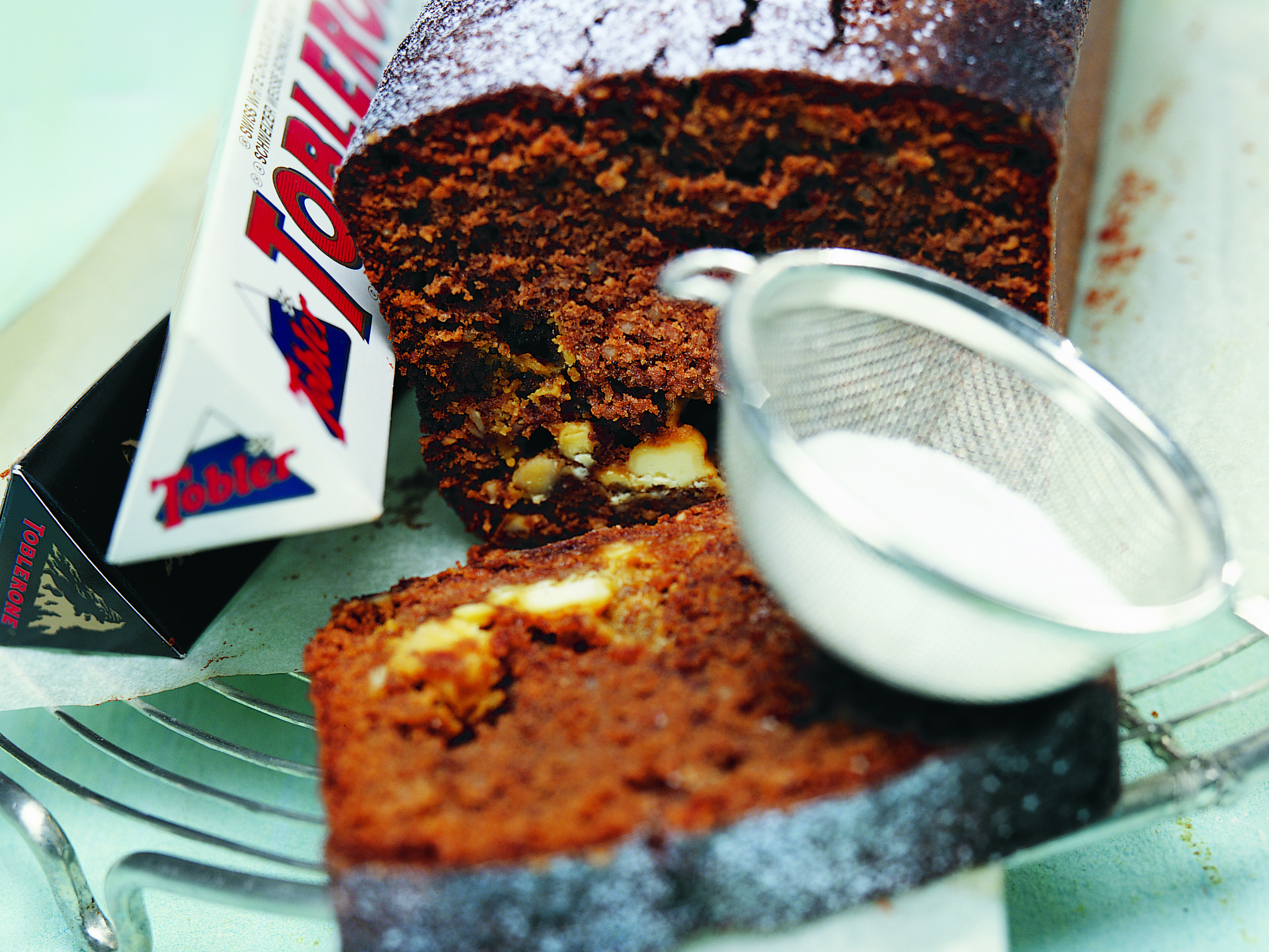 Cake au Toblerone noir et blanc