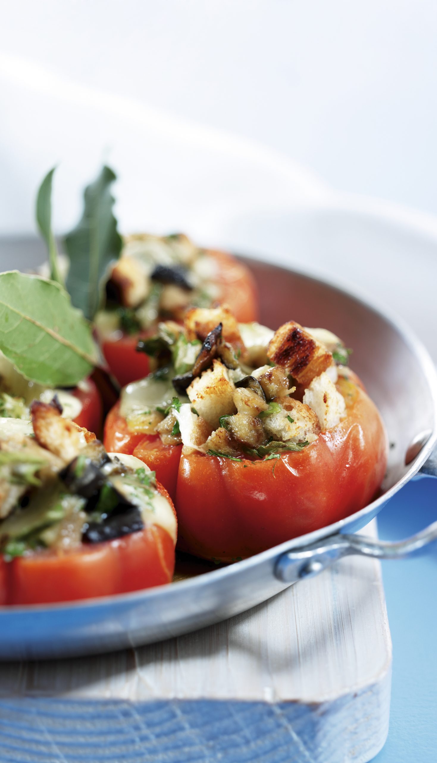 Tomates farcies aux aubergines