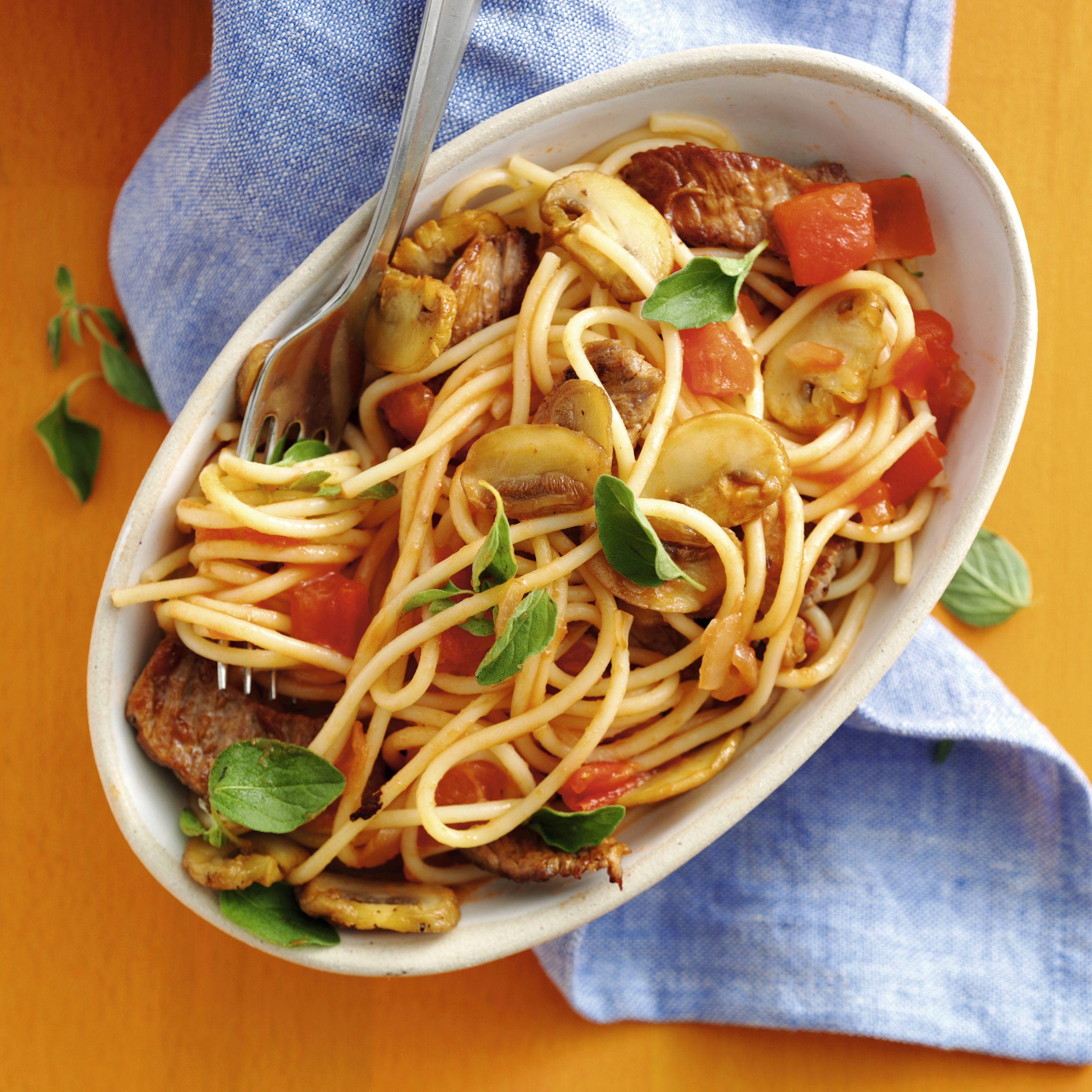 Spaghetti au veau