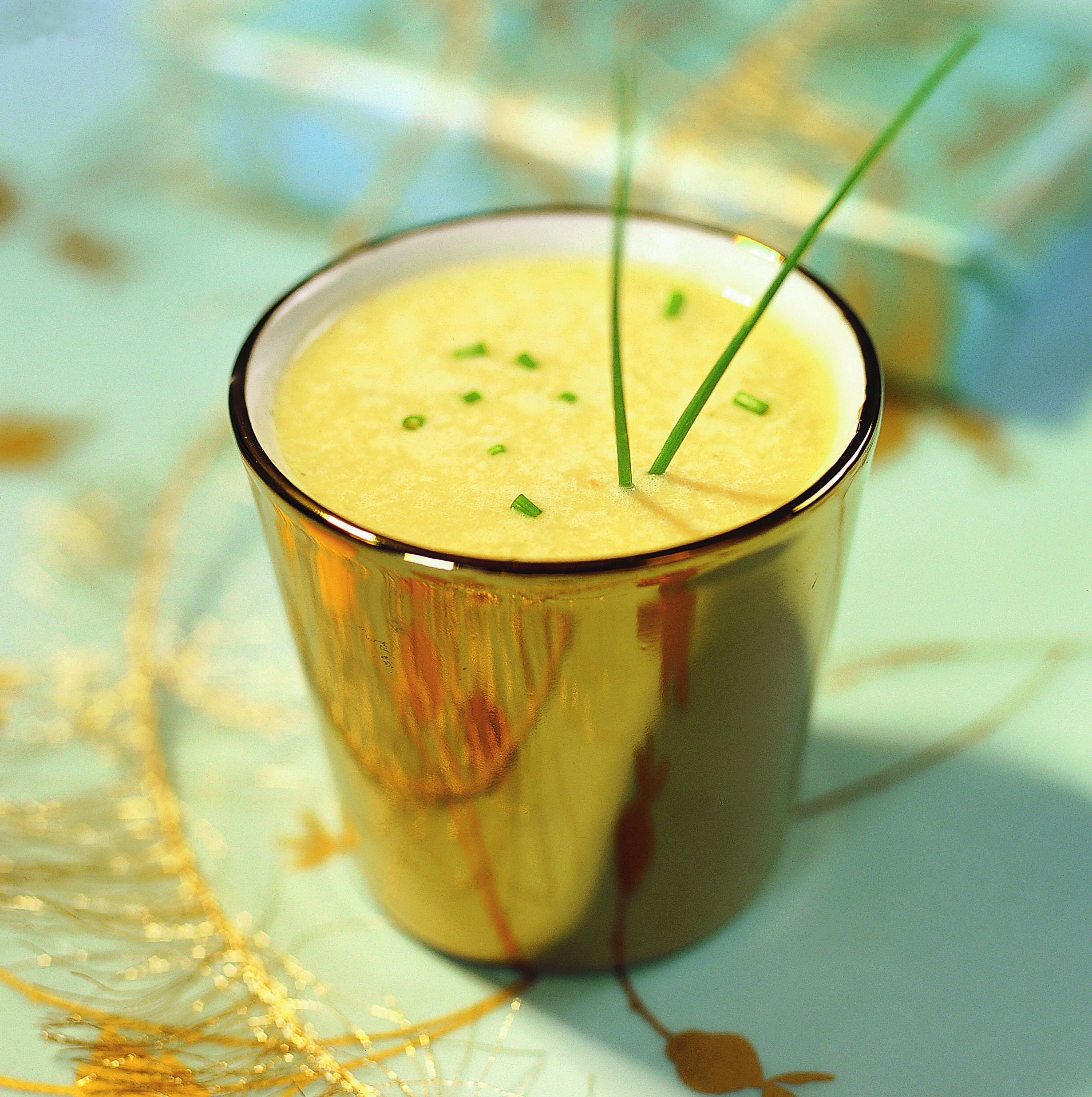 Soupe de topinambour au fromage