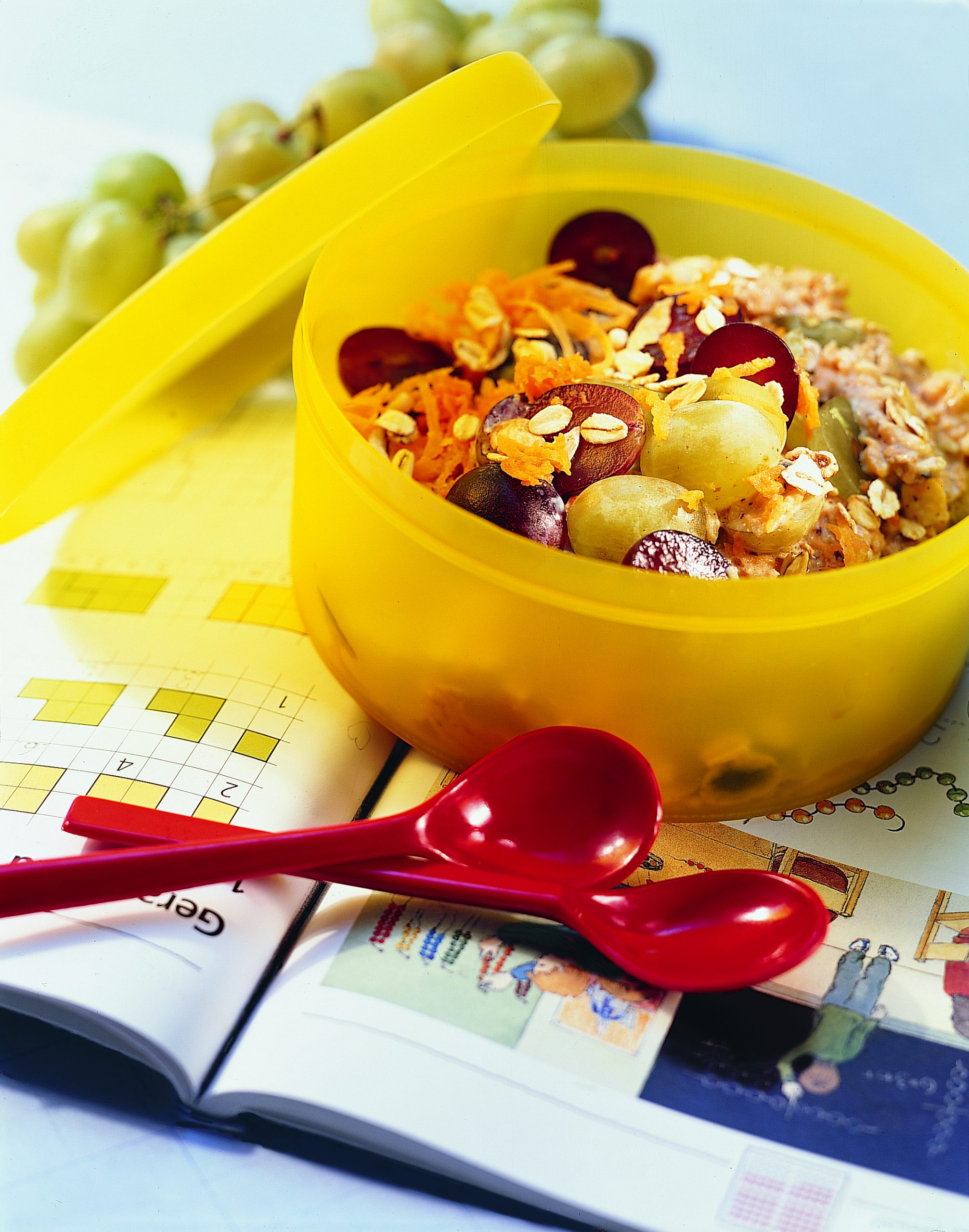 Bircher aux raisins et aux carottes