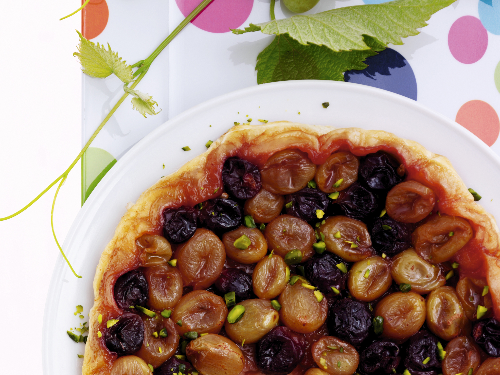 Tatin aux raisins