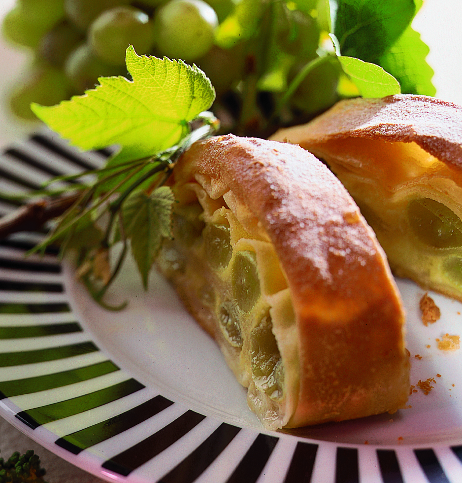 Strudel aux raisins