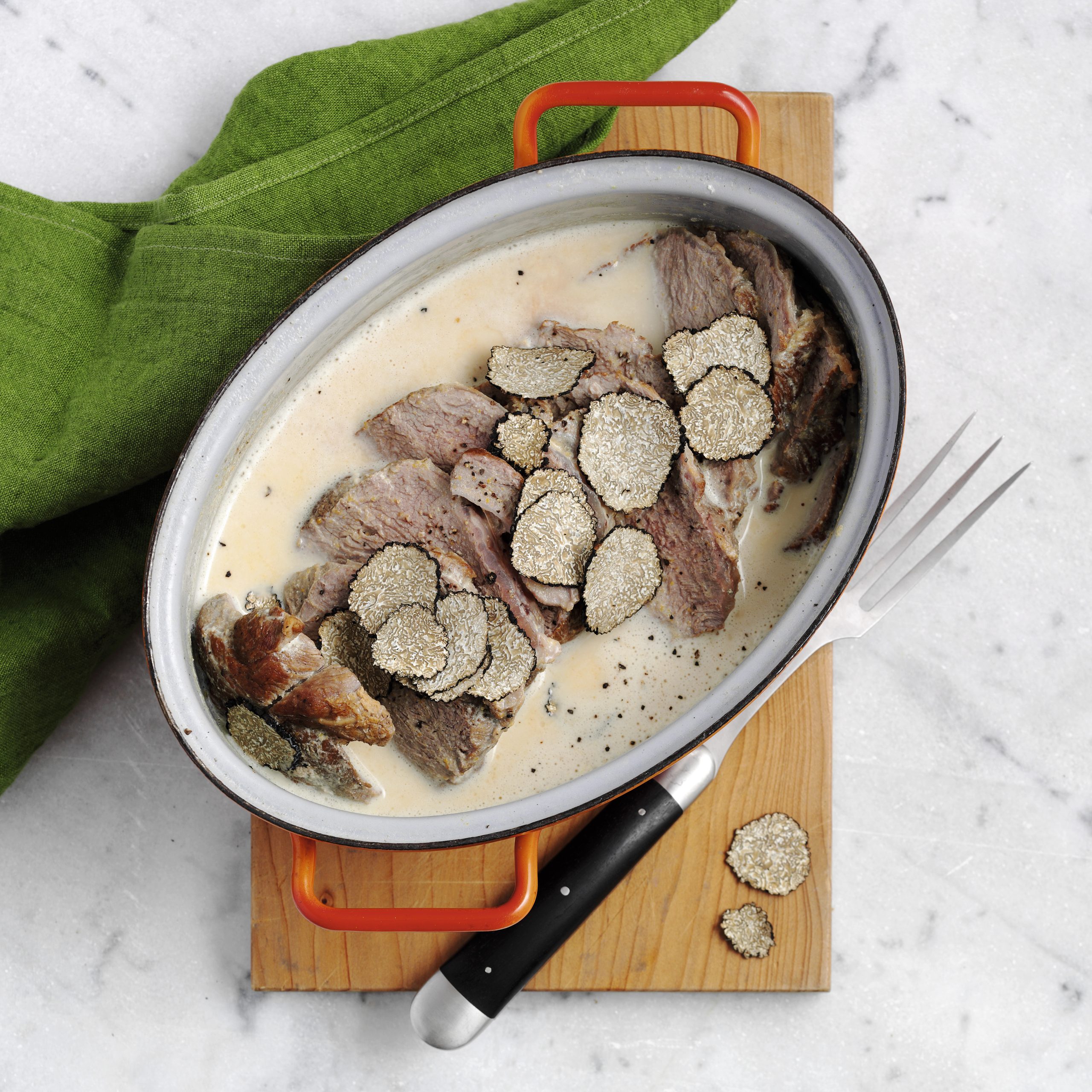 Trüffel-Milchbraten