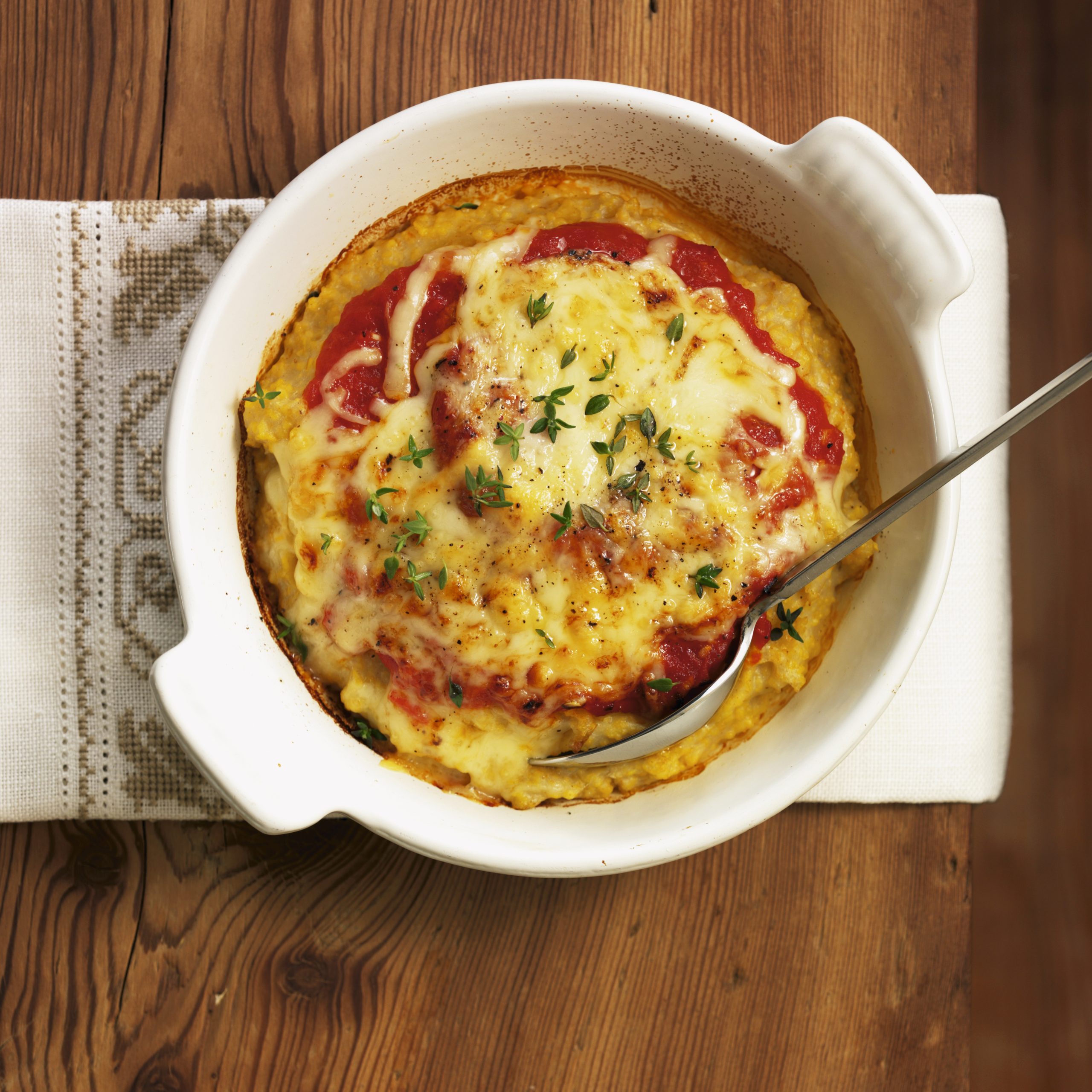 Polenta gratinée