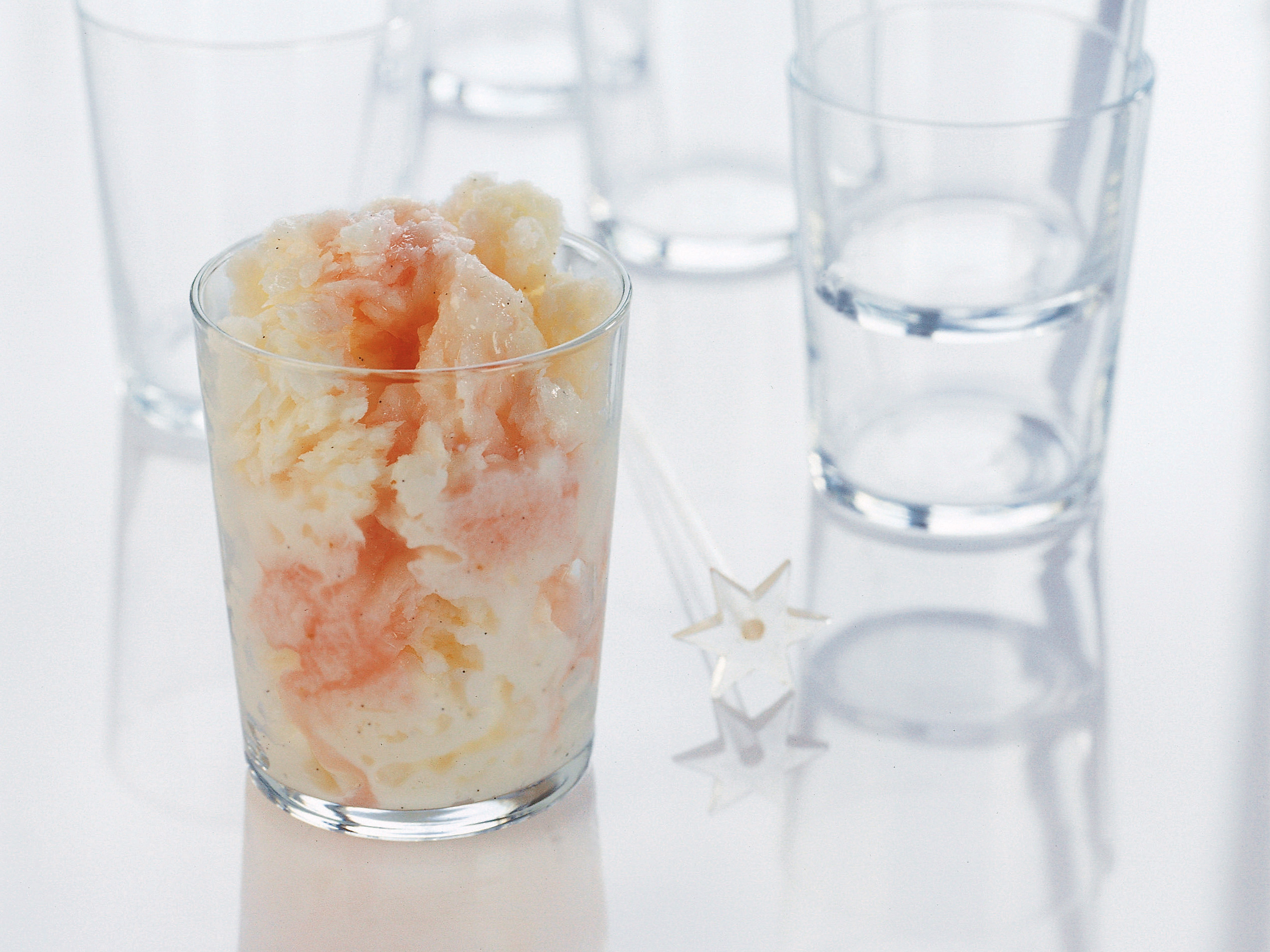 Vanille-Milch-Granita
