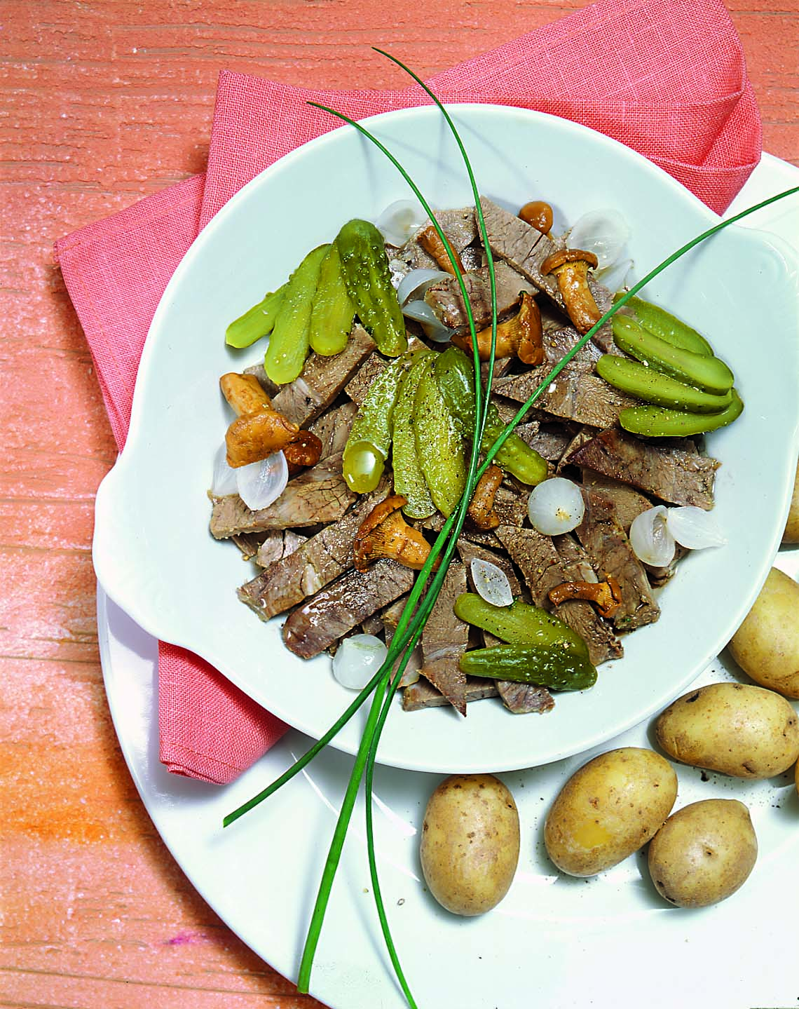 Warmer Siedfleischsalat