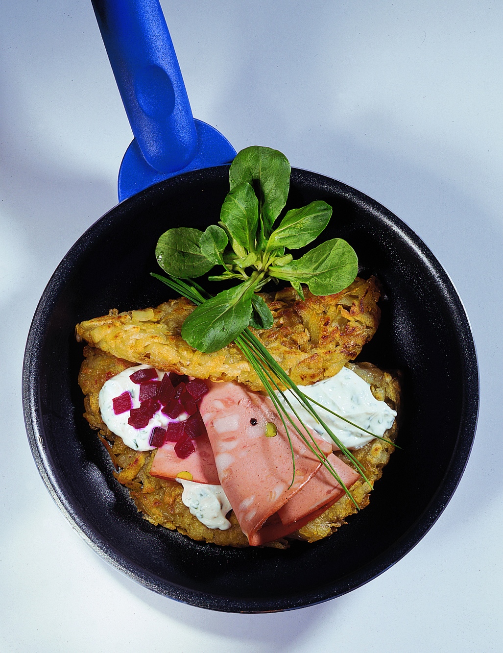 Galette de rösti fourrée