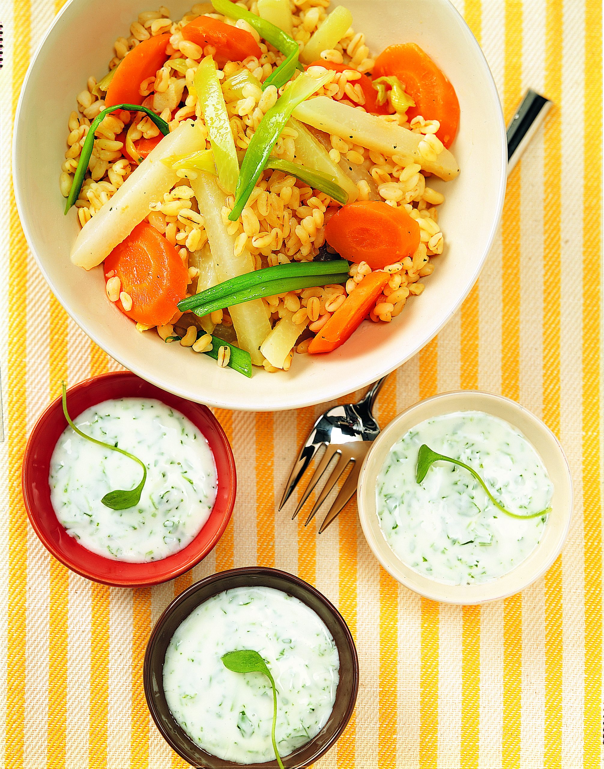 Potée de légumes aux céréales