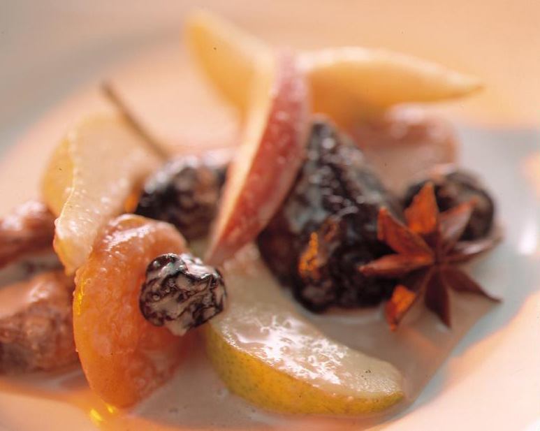 Macédoine de fruits hivernale