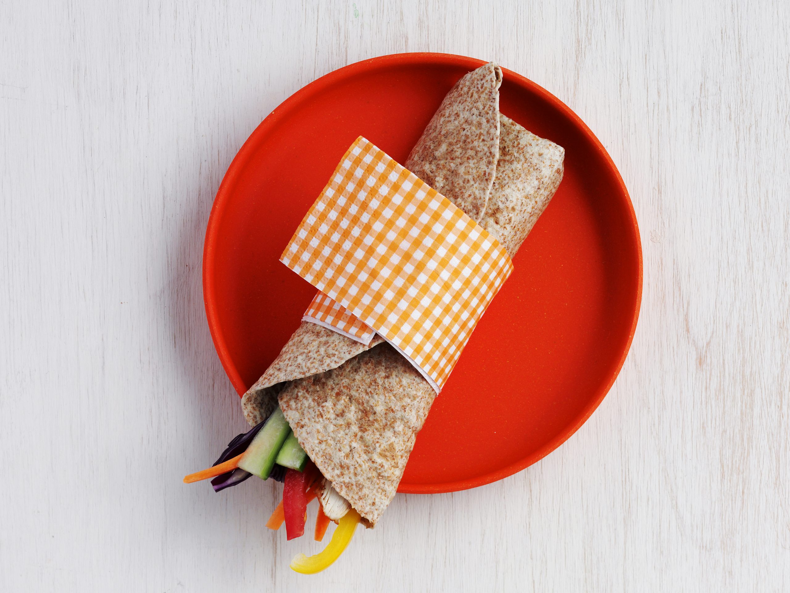Wraps mit Poulet und Gemüse