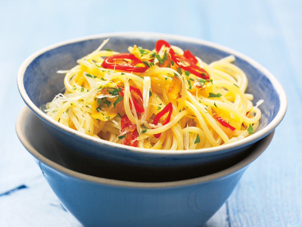 Spaghetti au piment