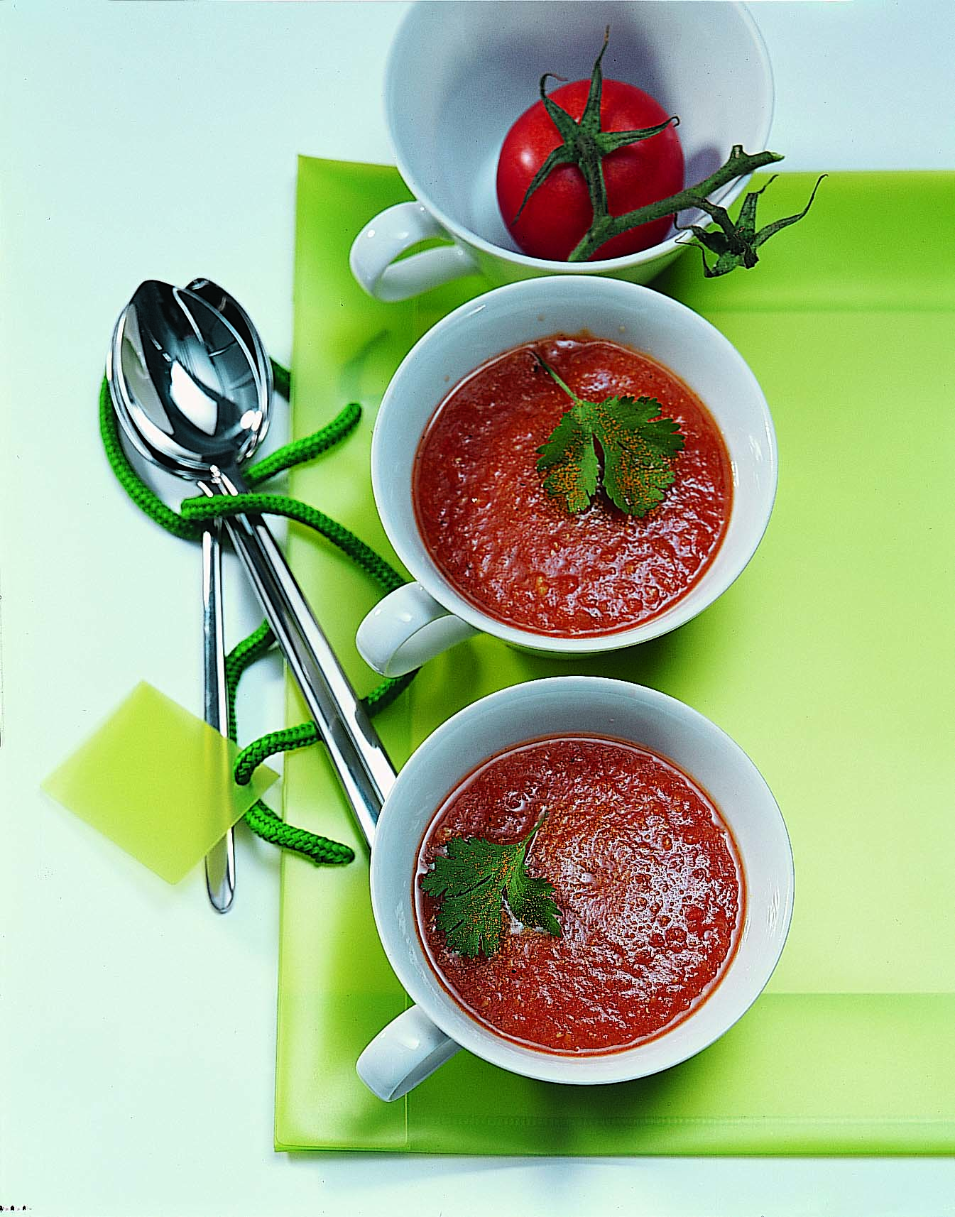 Soupe de tomates épicée