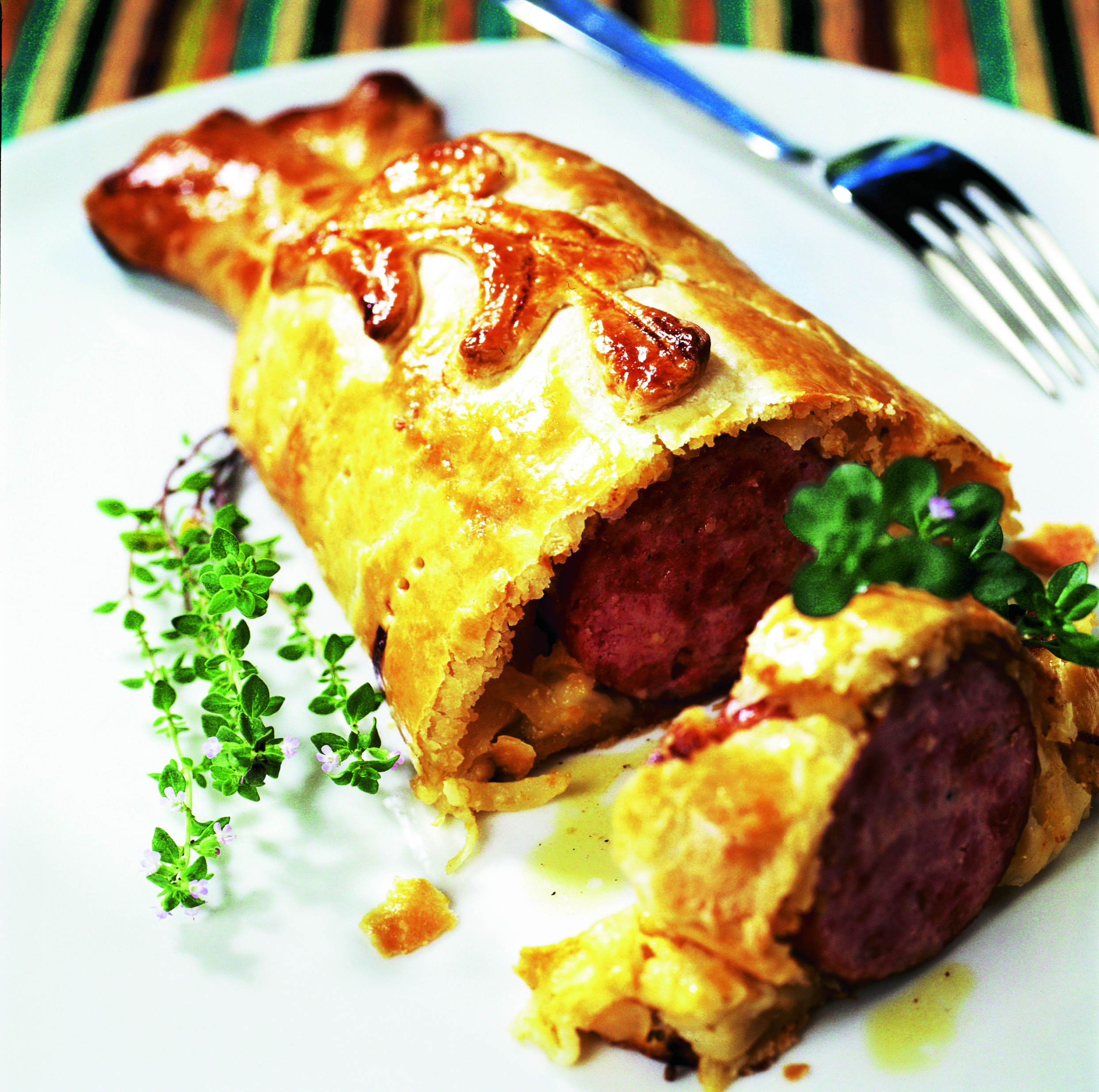 Saucisson en croûte