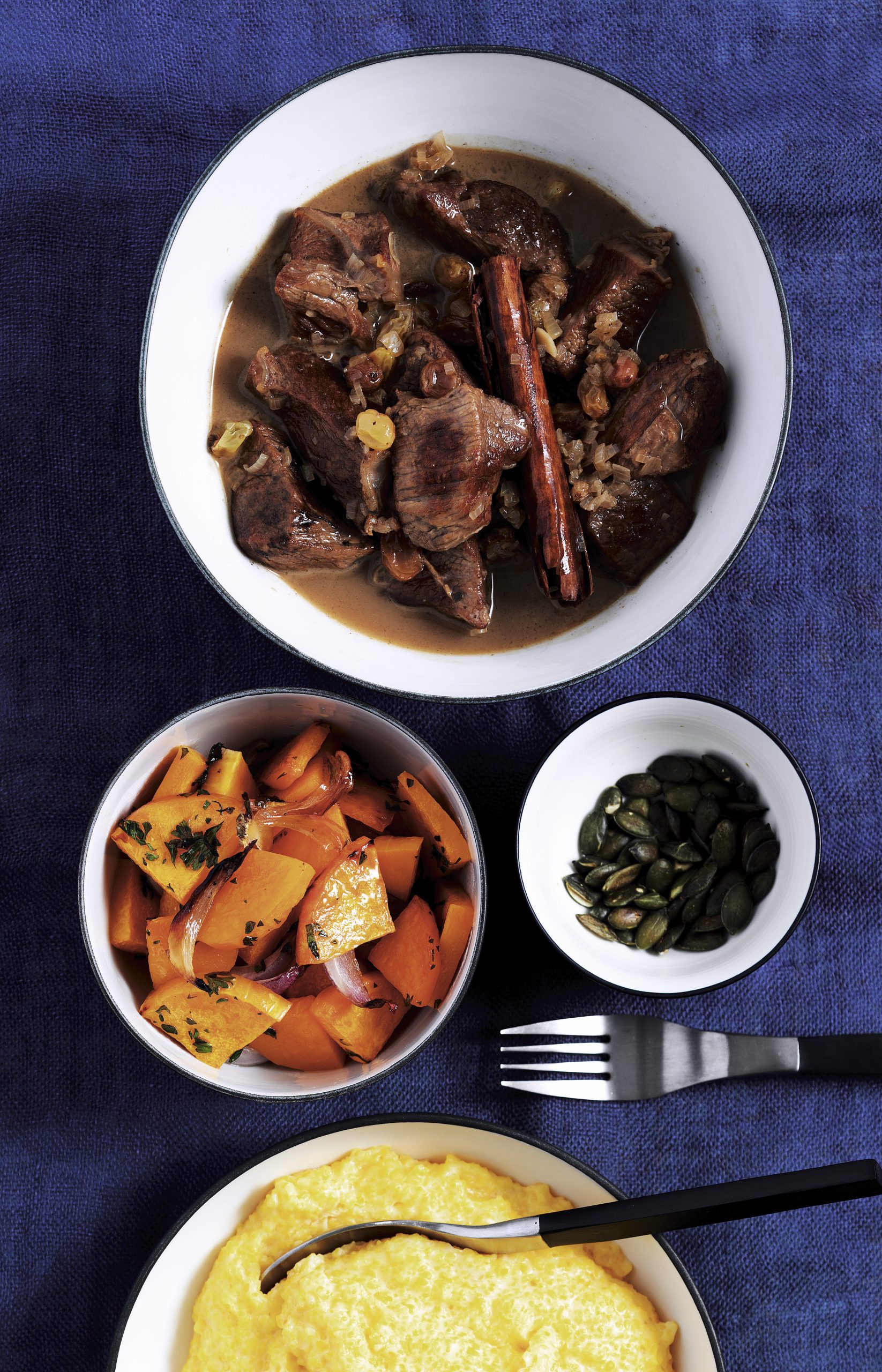 Veau à la cannelle et courge au miel