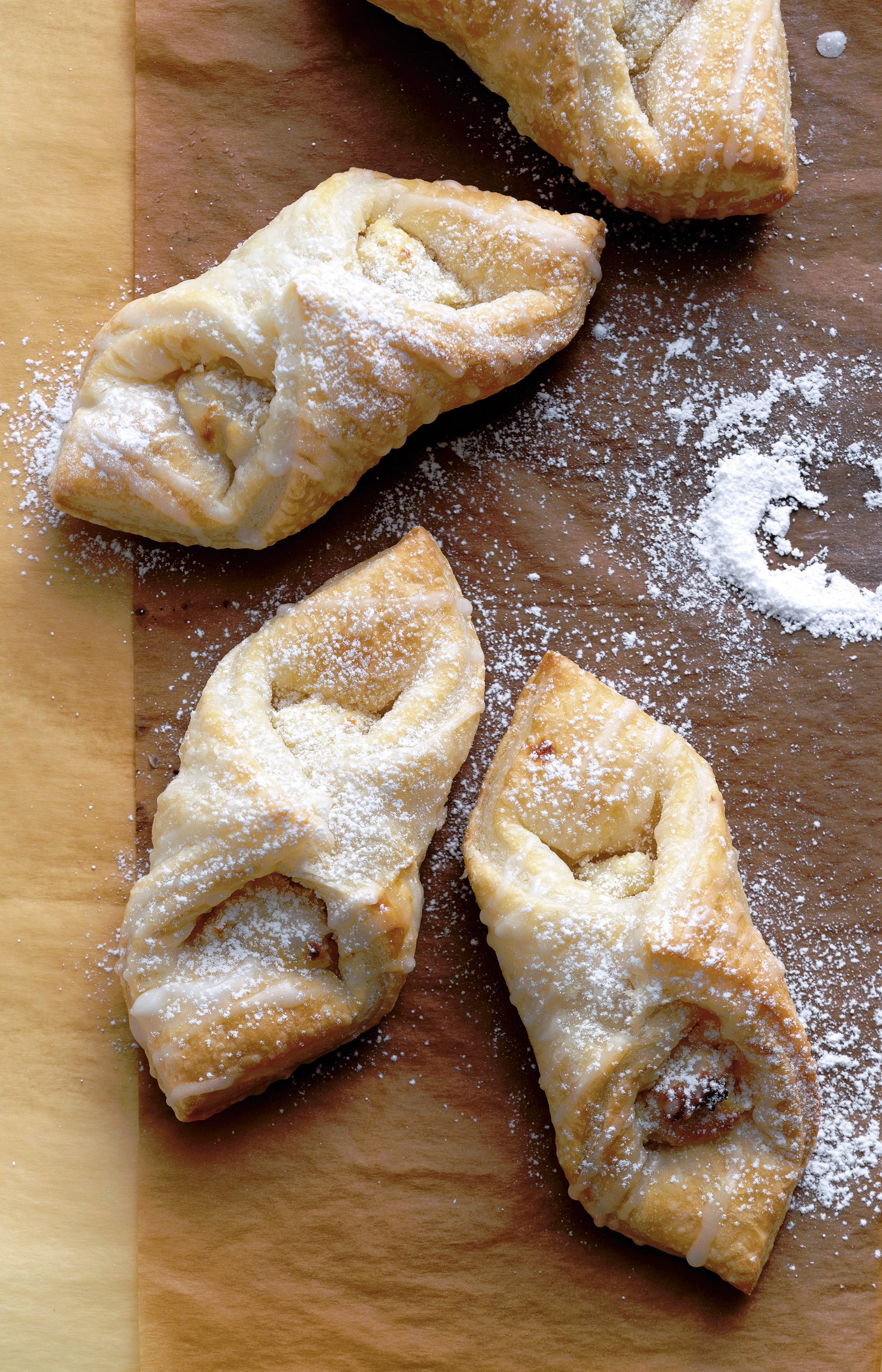 Feuilletés citron-amandes