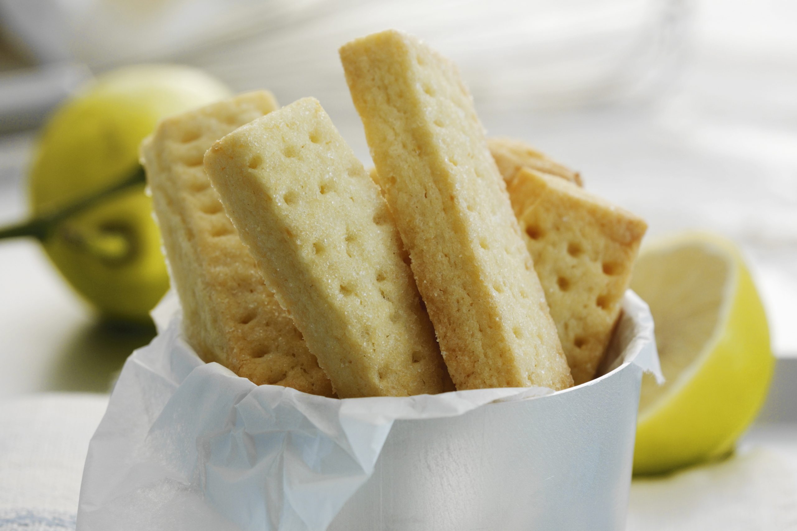 Zitronen-Shortbread-Guetzli