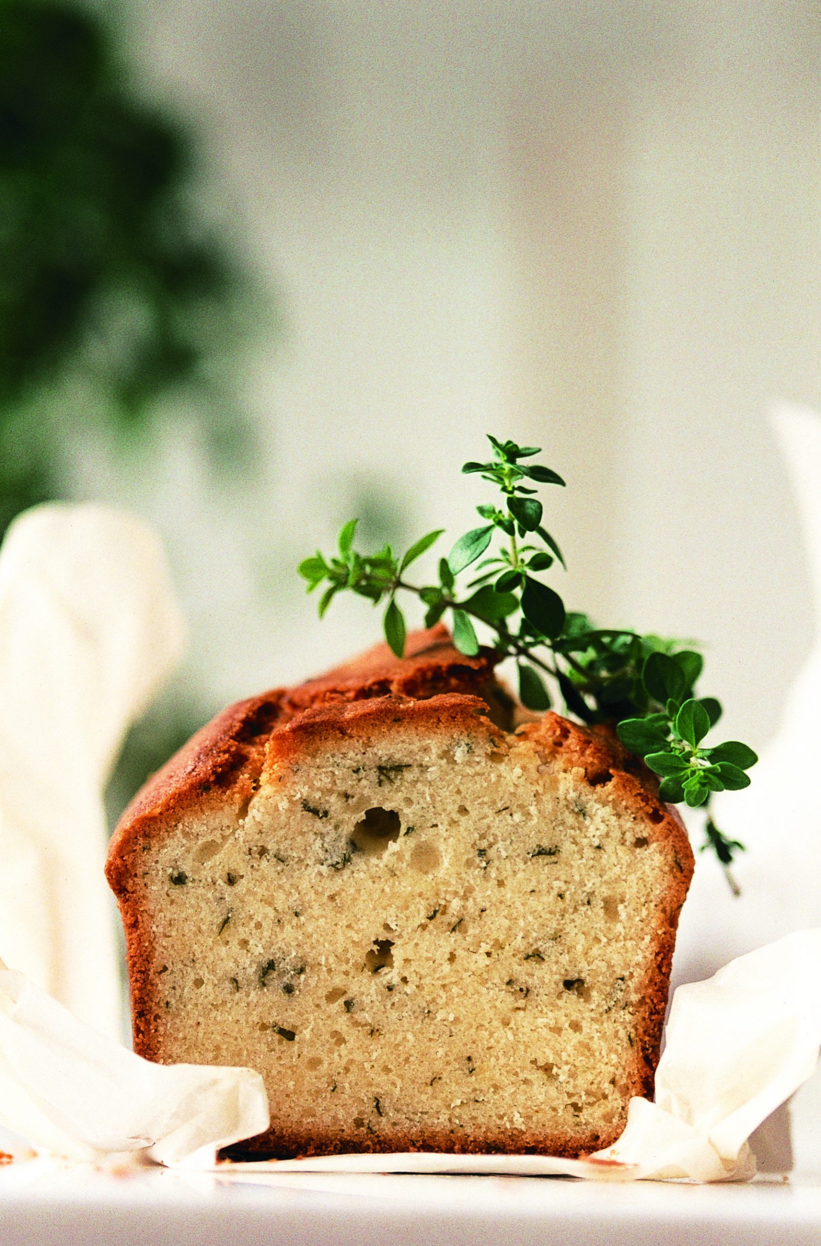 Cake aux herbes citronnées