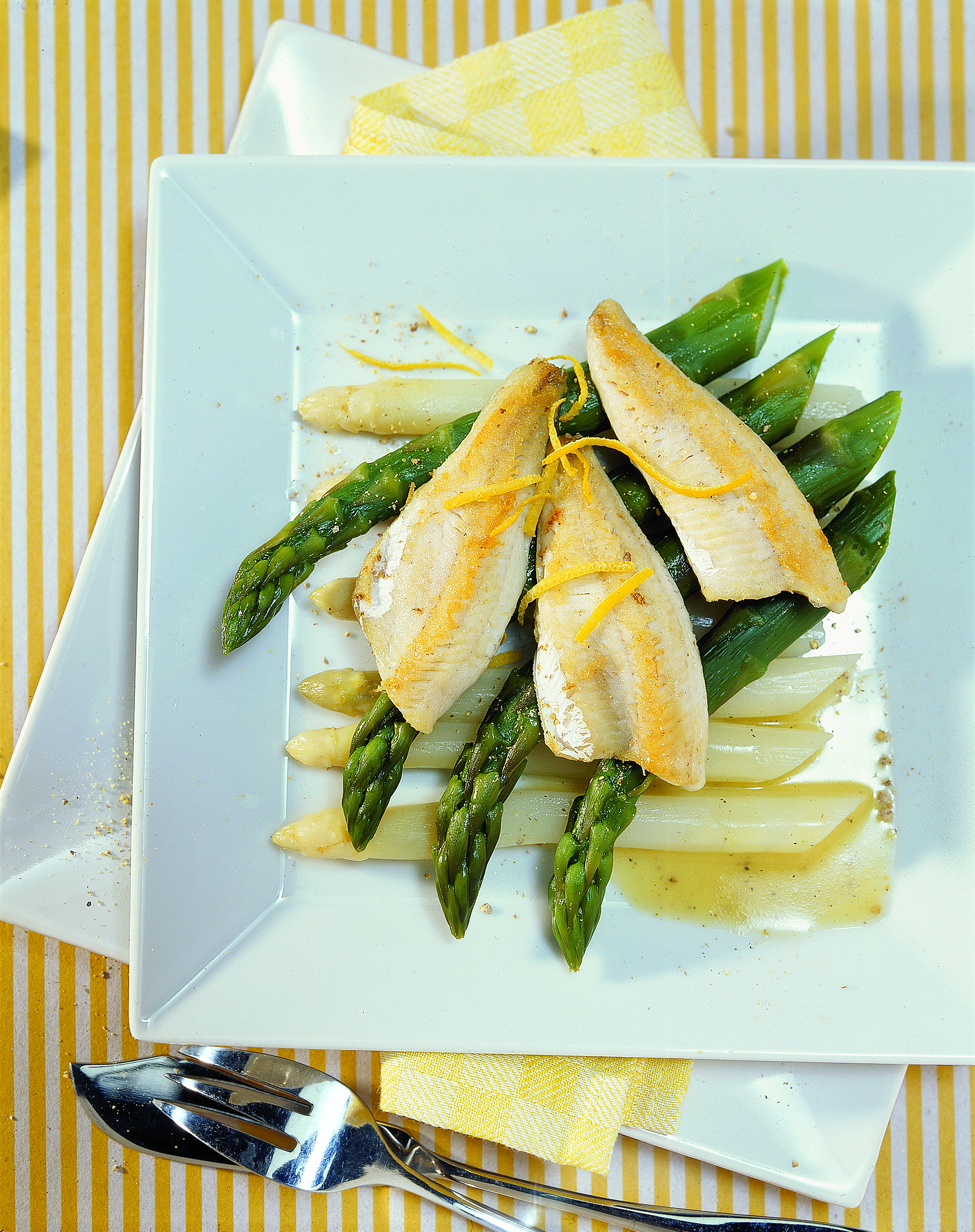 Zitronenspargeln mit Eglifilets